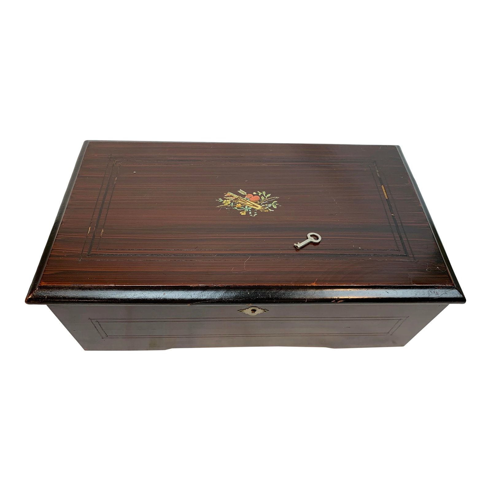 Swiss Music Box, Etouffoirs en Acier 6 Airs Late 1800's (1 of 12)