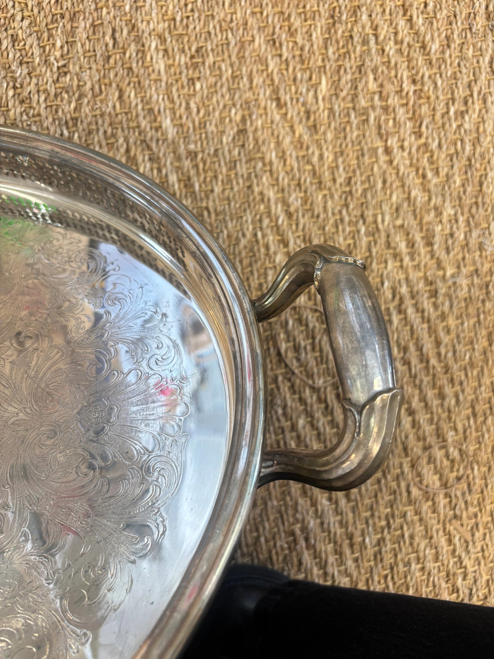 1940s Gohram Newport Silverplate Yb606 Tray - 7