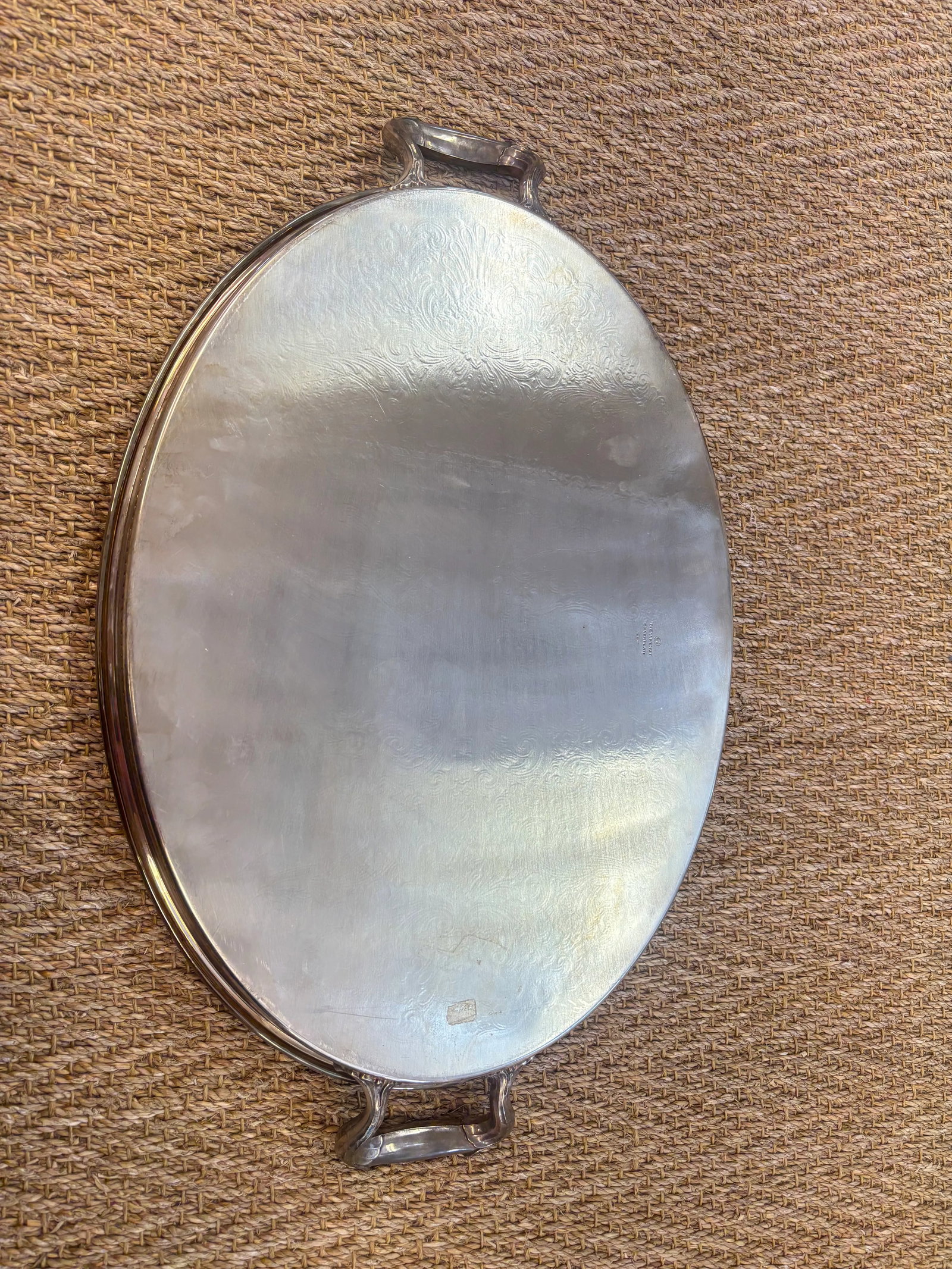 1940s Gohram Newport Silverplate Yb606 Tray - 8