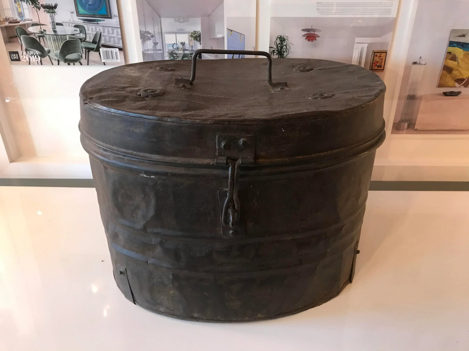 Vintage Metal Storage Container - 2