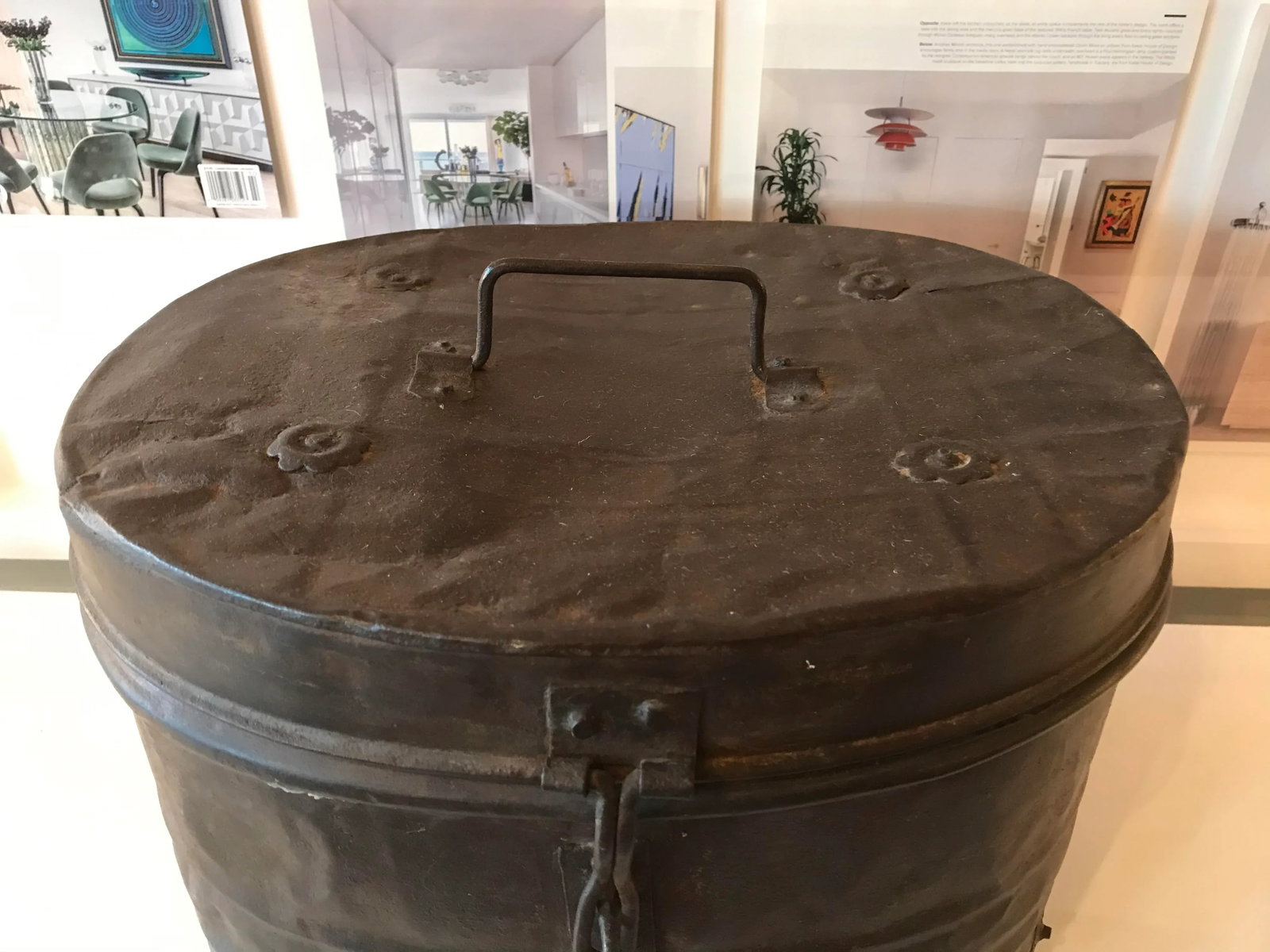 Vintage Metal Storage Container - 3