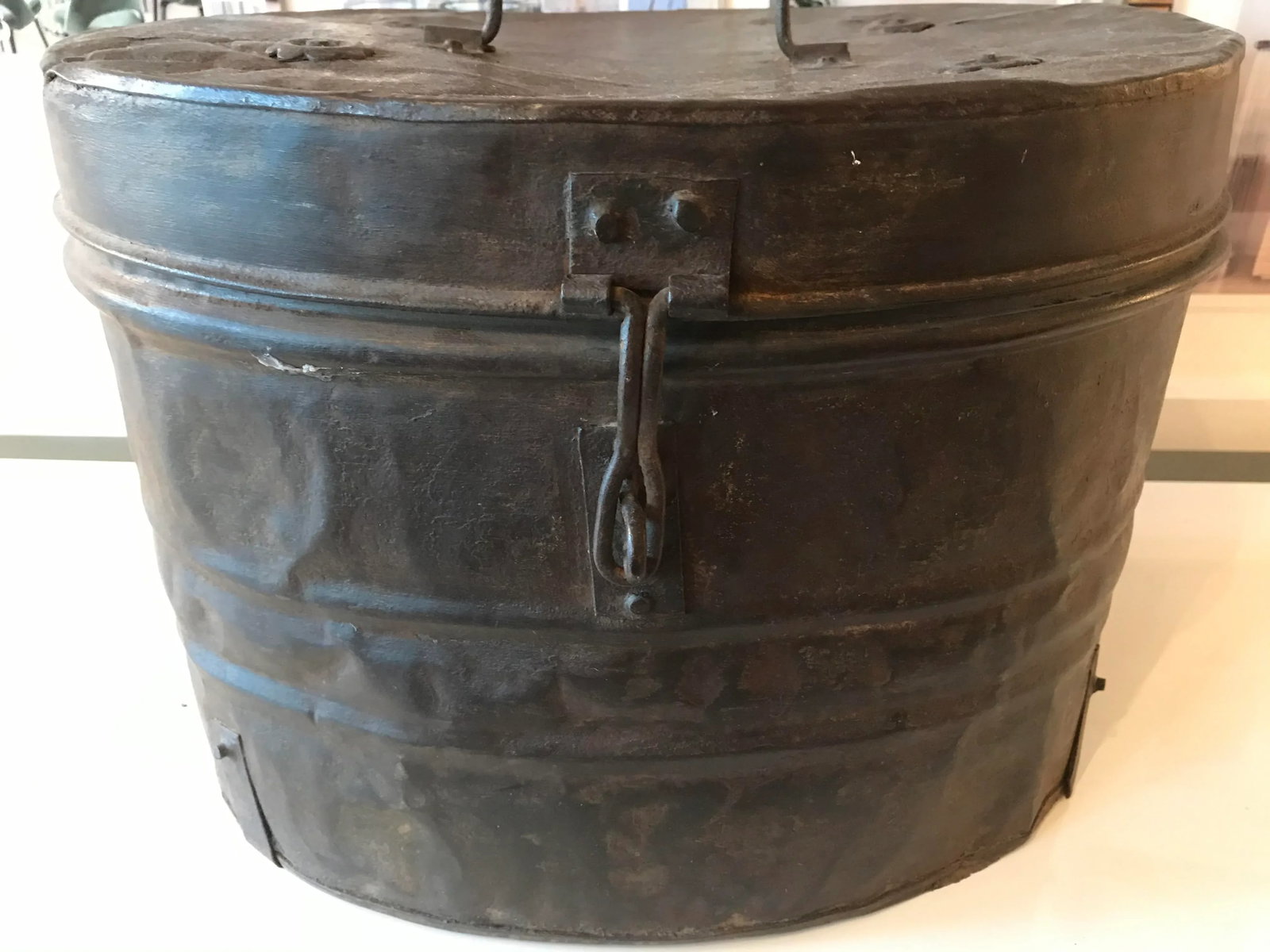 Vintage Metal Storage Container - 4