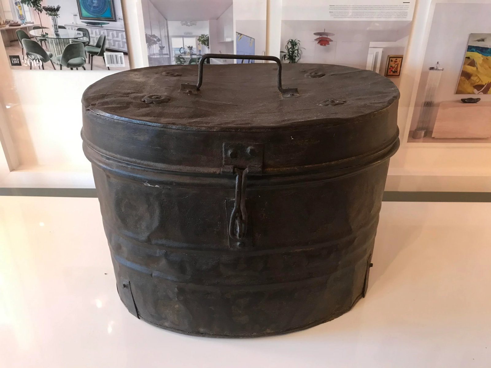 Vintage Metal Storage Container - 9