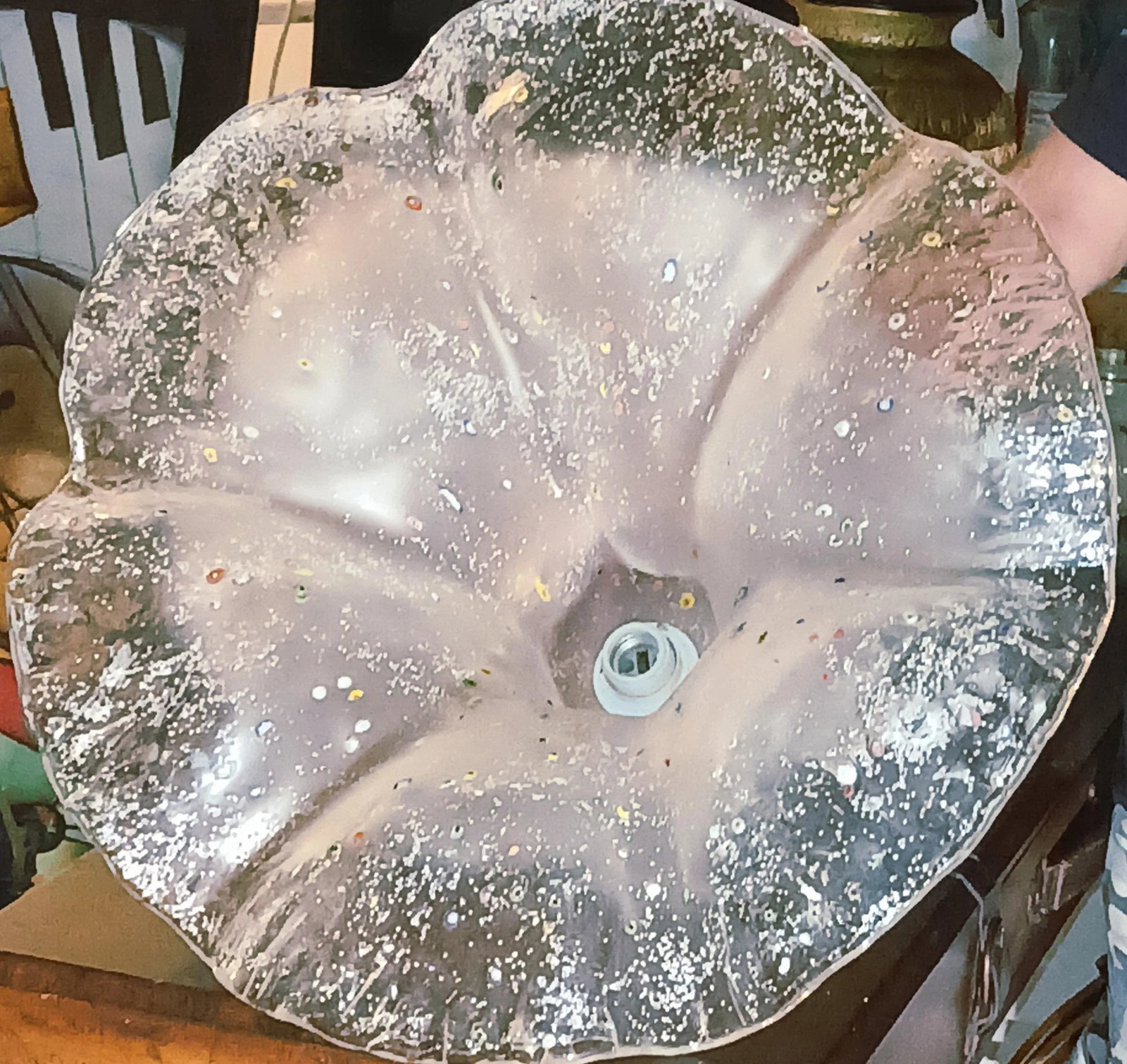 Murano Millefiori Pendant Light From Sylcom, 1970s - 2