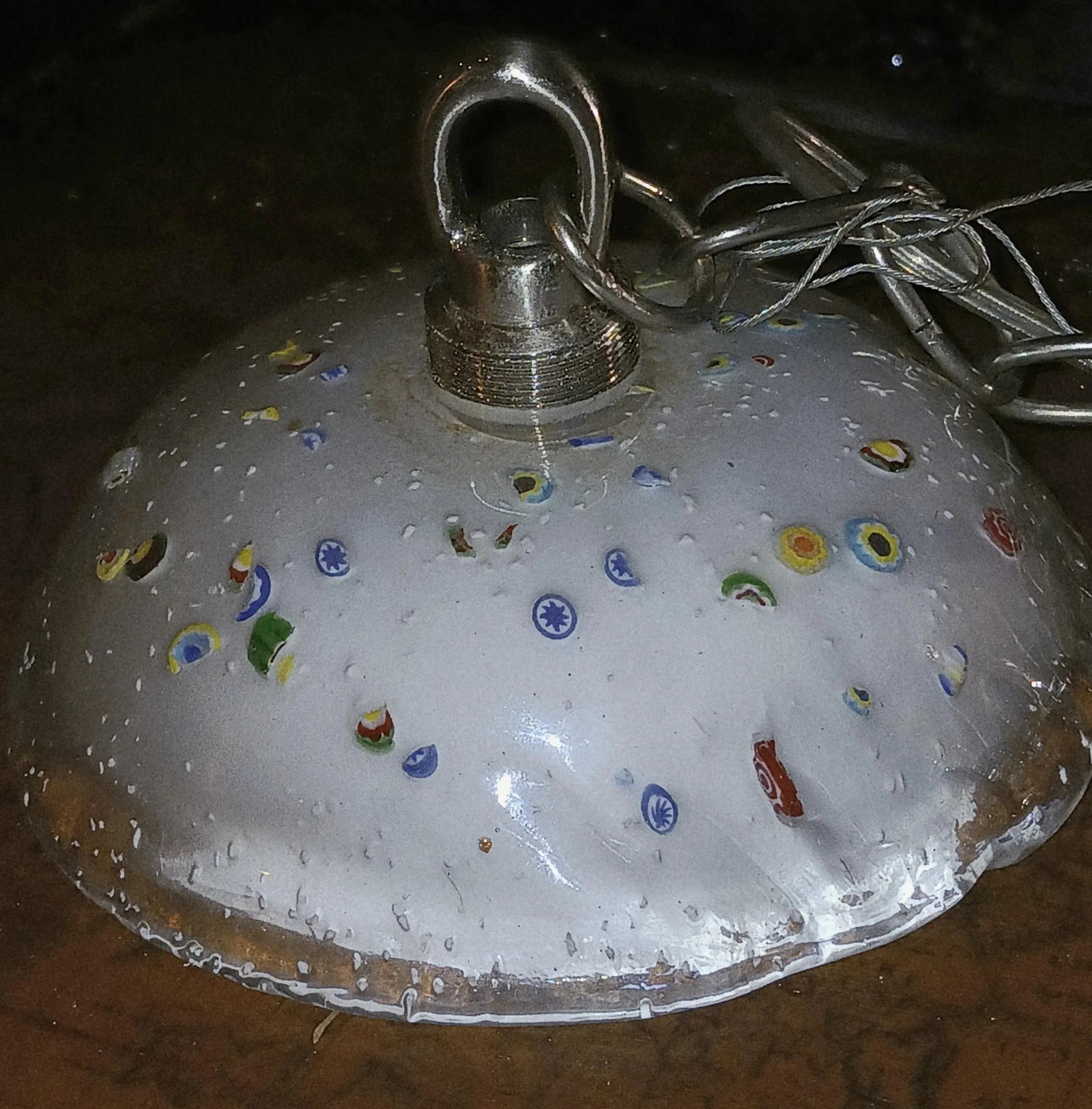 Murano Millefiori Pendant Light From Sylcom, 1970s - 3