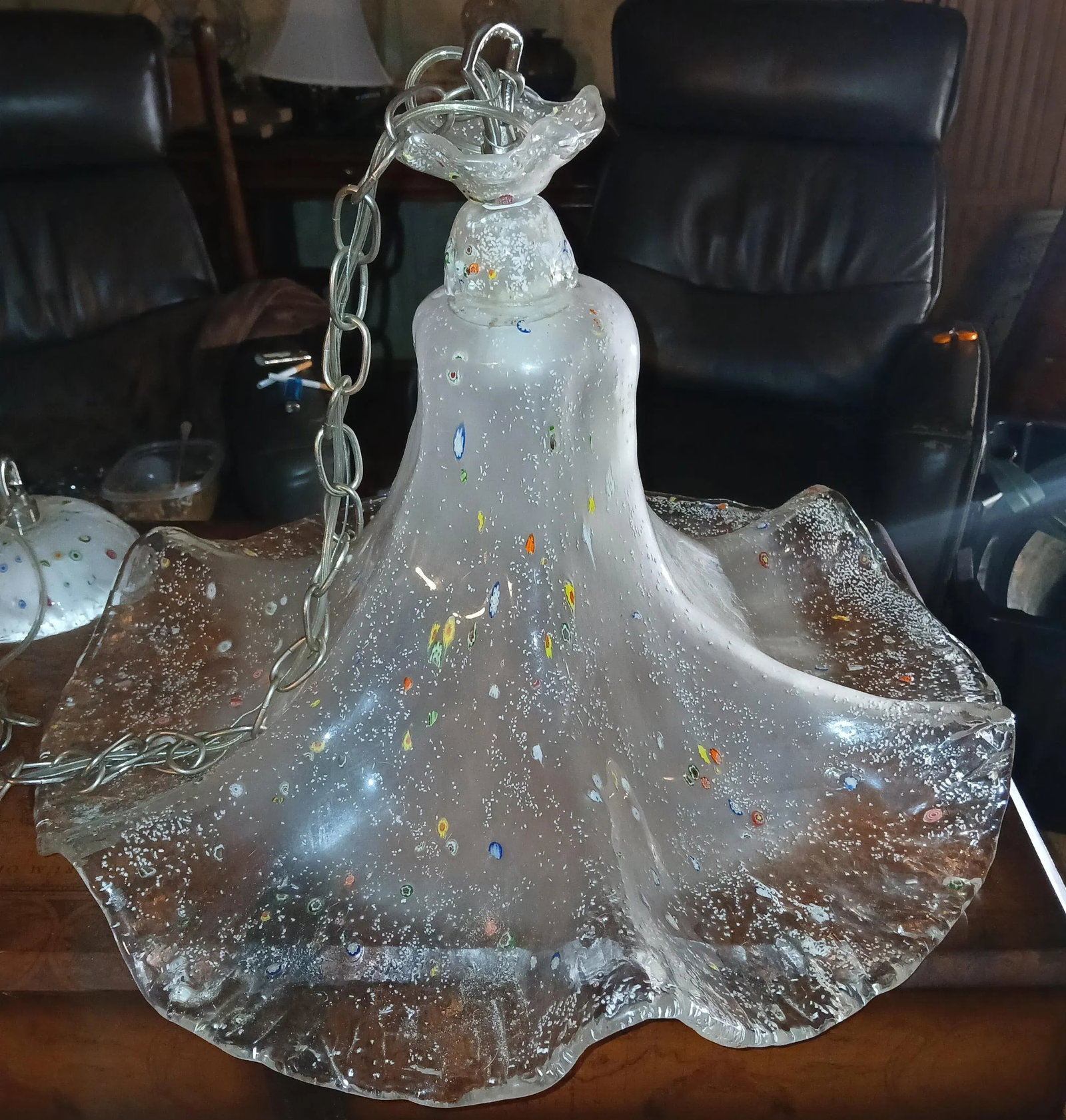 Murano Millefiori Pendant Light From Sylcom, 1970s - 5
