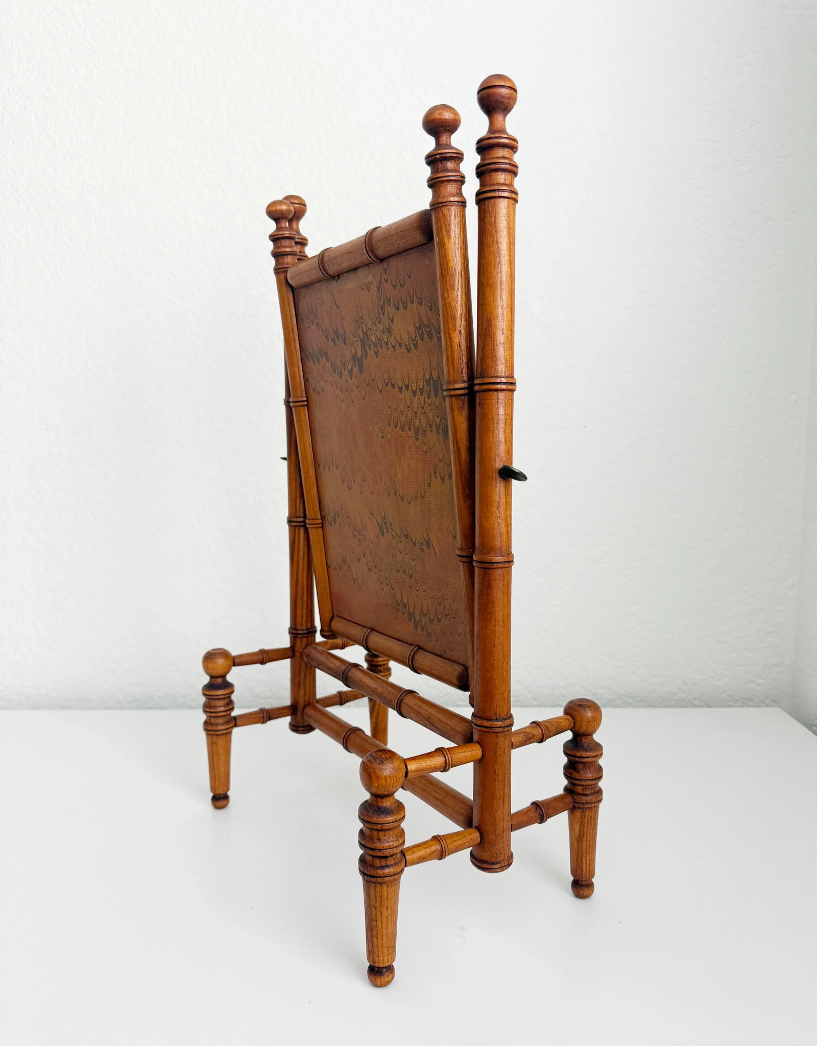 Victorian Faux Bamboo Tabletop Mirror - 10