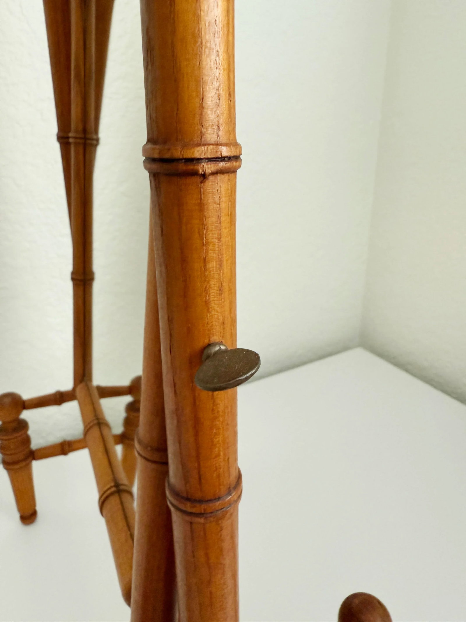 Victorian Faux Bamboo Tabletop Mirror - 8