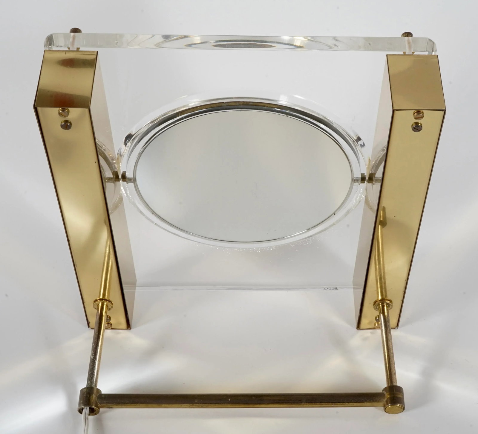 Vintage Rialto New York Mid-Century Modern Lucite Lighted Vanity Mirror - 4