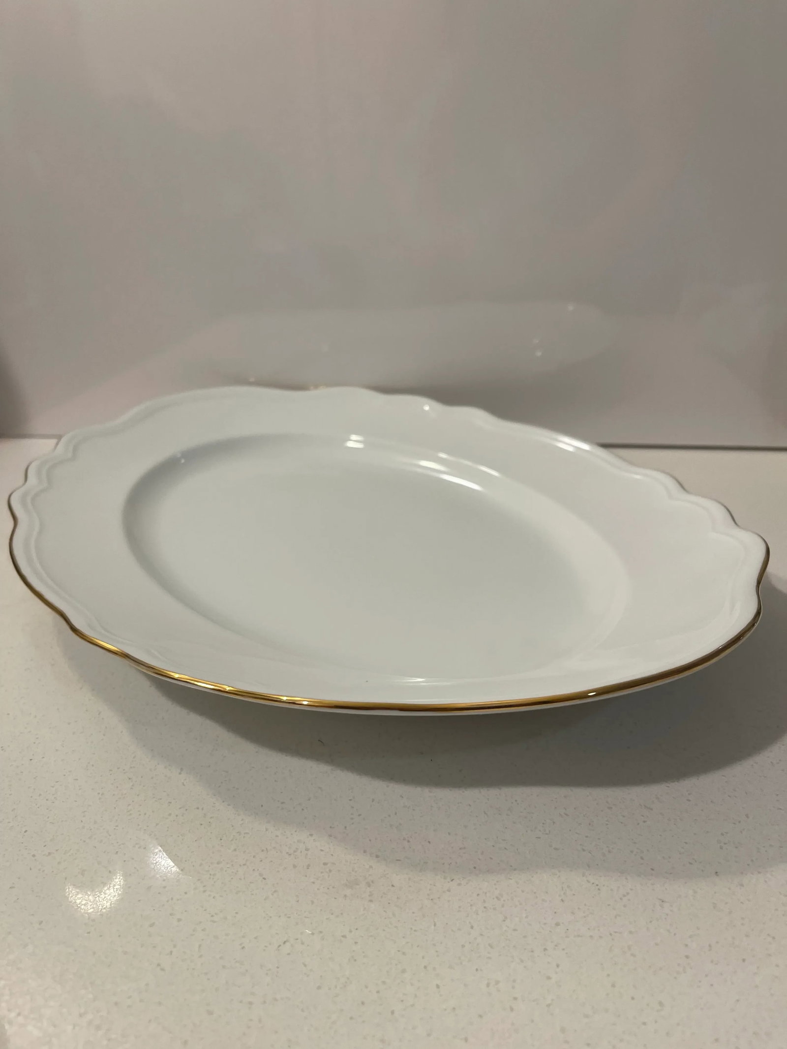 1980s Mikasa Gold Coin Large Oval Serving Platter - 3