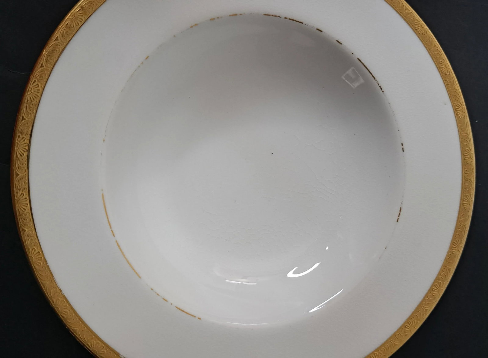 Early 1900s Mintons H969 27 Piece Dinnerware Set for 4 for Burley & Co. Gold Encrusted Sunburst - 8