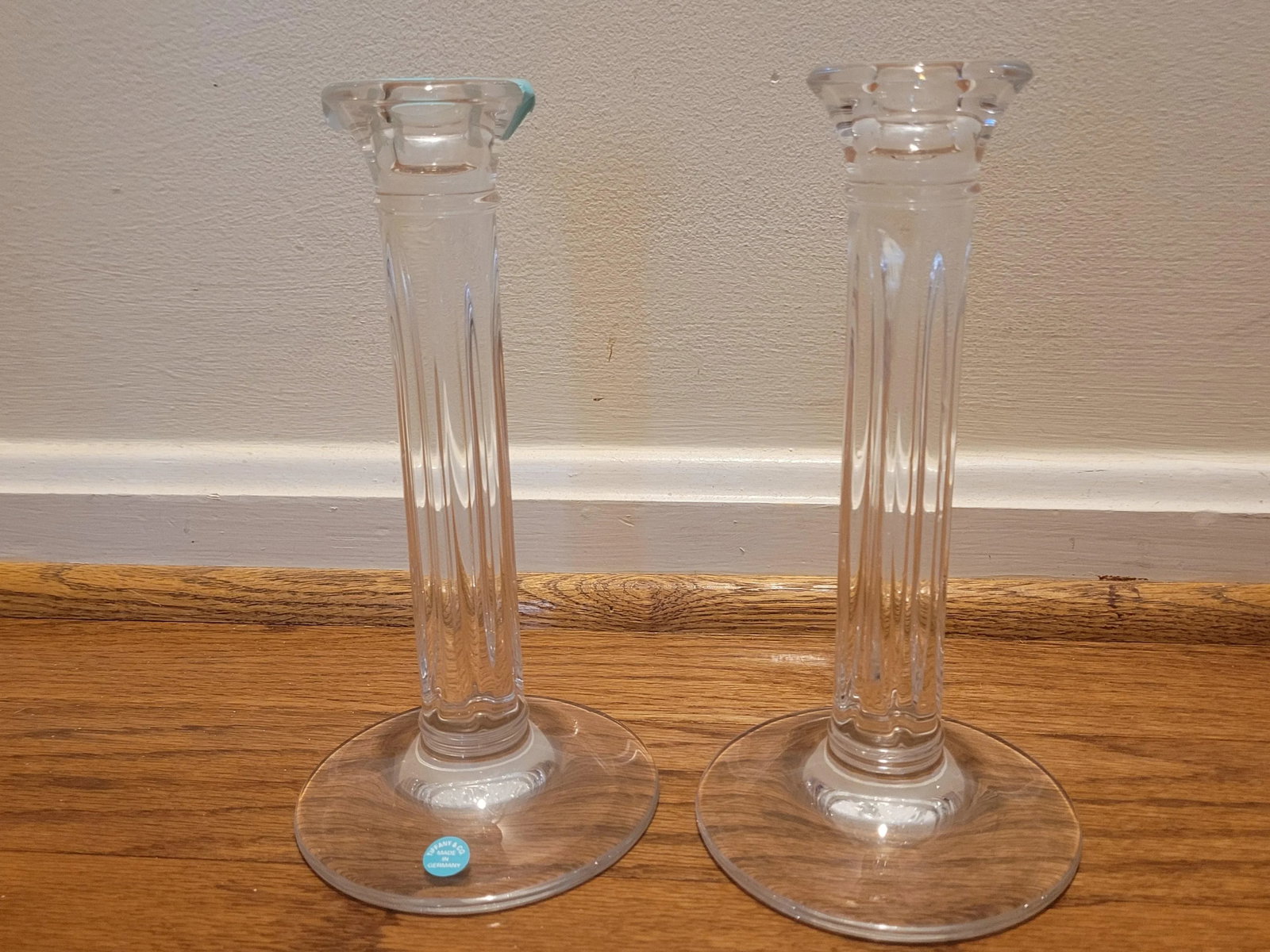 Tiffany & Co. Crystal Candlesticks - a Pair - 2