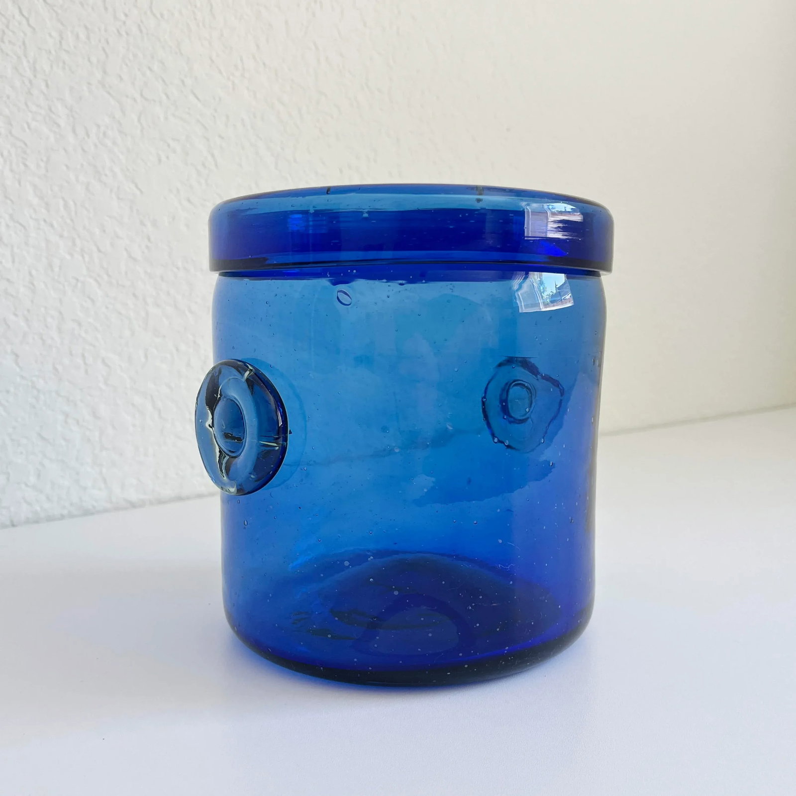 Italian Cobalt Glass Wine Cooler Ice Bucket, Mid 20th C - 3