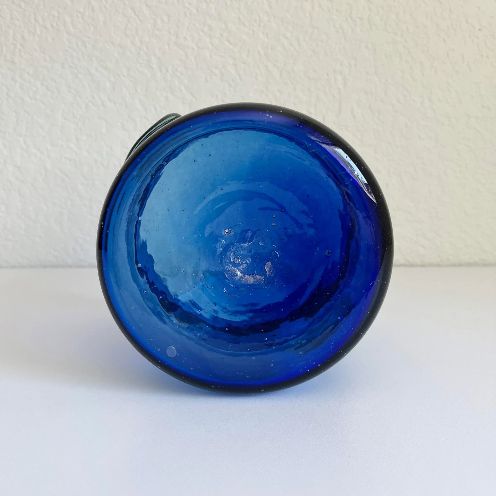 Italian Cobalt Glass Wine Cooler Ice Bucket, Mid 20th C - 7