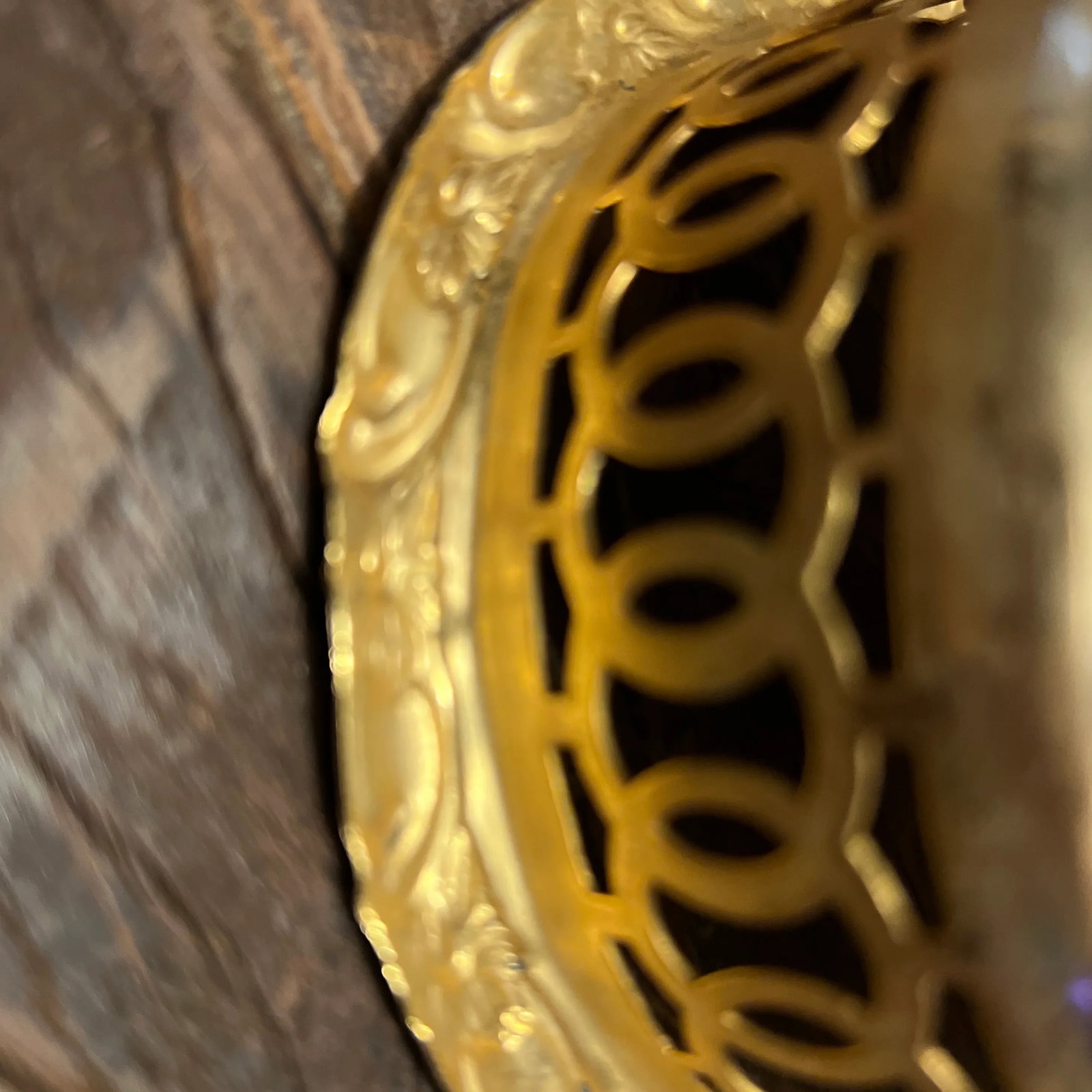 1980s Turkish Hand Hammered Brass Serving Tray - 10