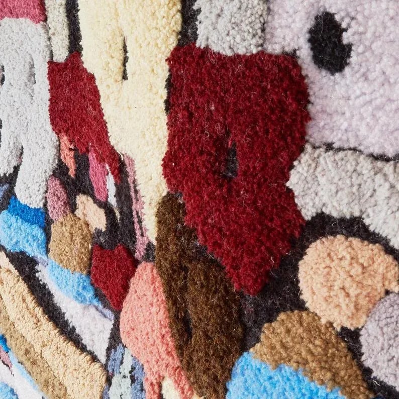1970s Decorative Rug | Old City Jerusalem - 4