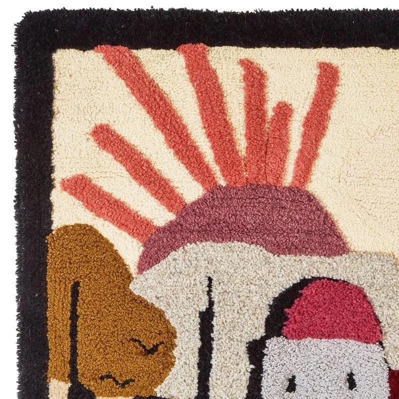 1970s Decorative Rug | Old City Jerusalem - 6