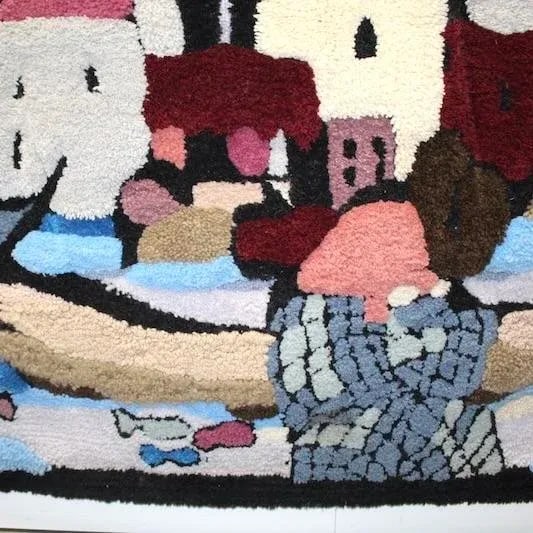 1970s Decorative Rug | Old City Jerusalem - 8