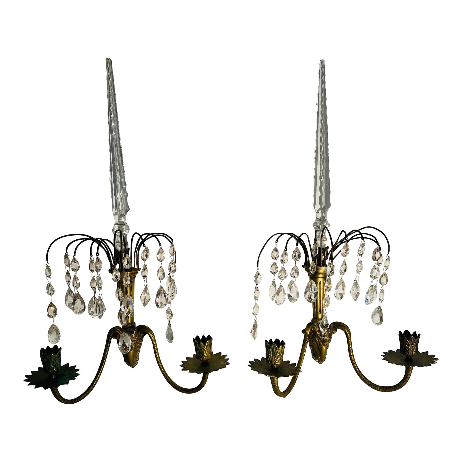Pair of Antique Swedish Wall Sconces (1 of 11)