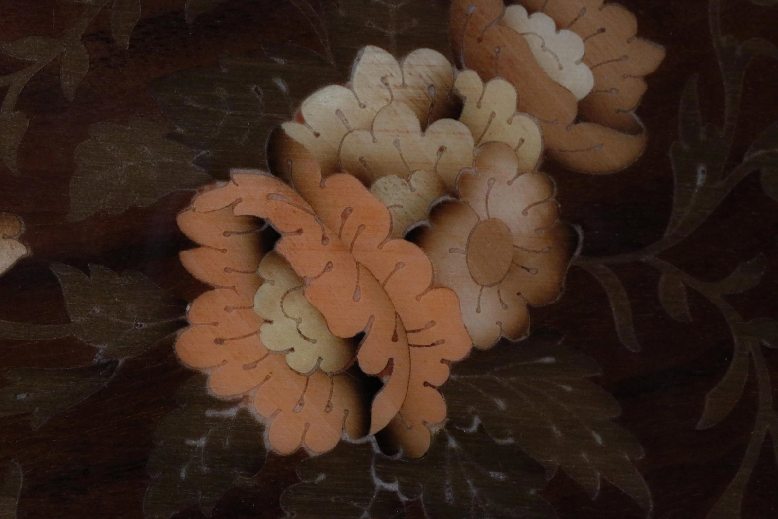 1950s Large Italian Floral Marquetry Piano Shaped Music Jewelry Box - Plays "Torna a Surriento" - 8