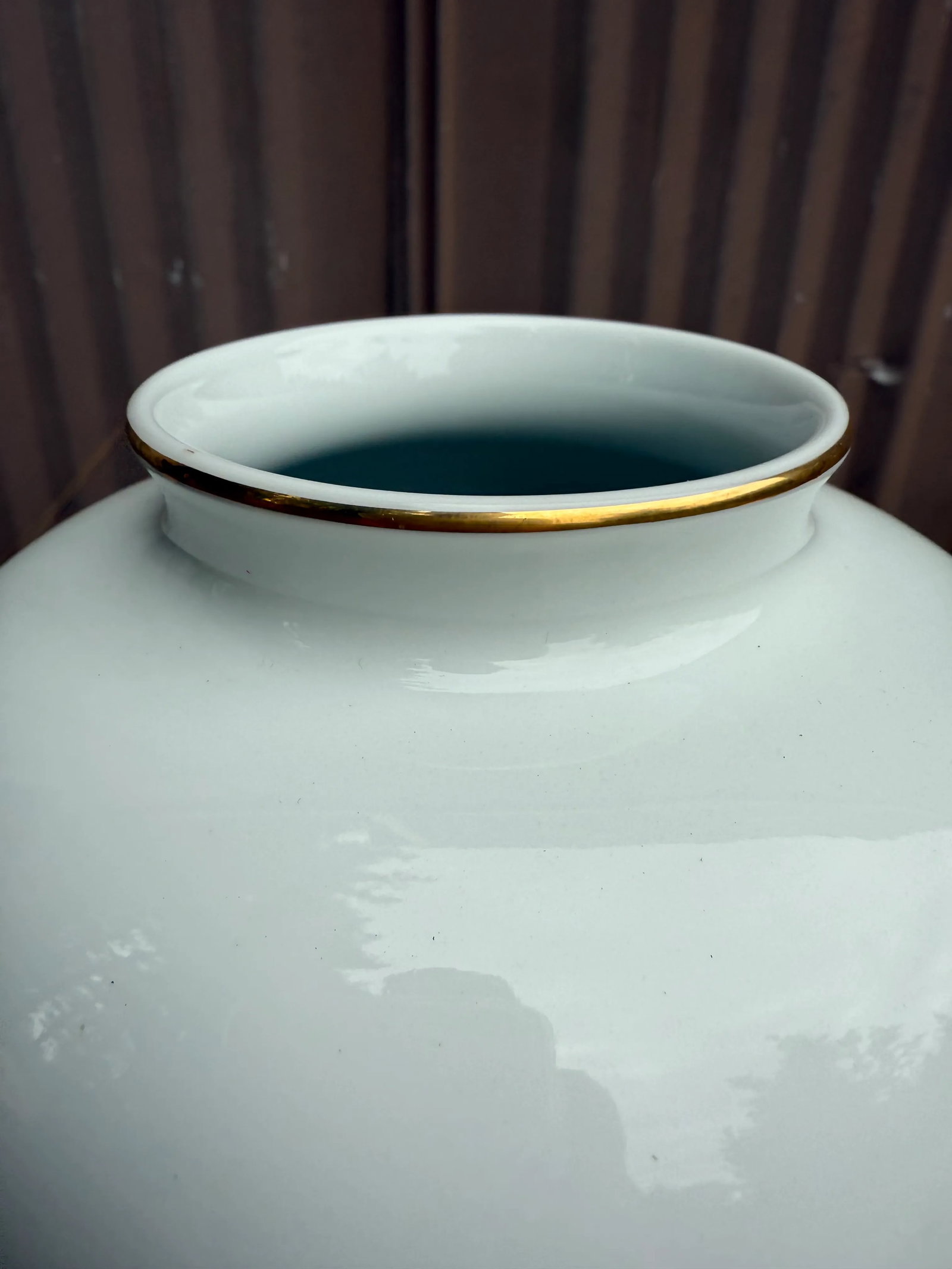 1940s Fukagawa Peony Japanese Vase - 6