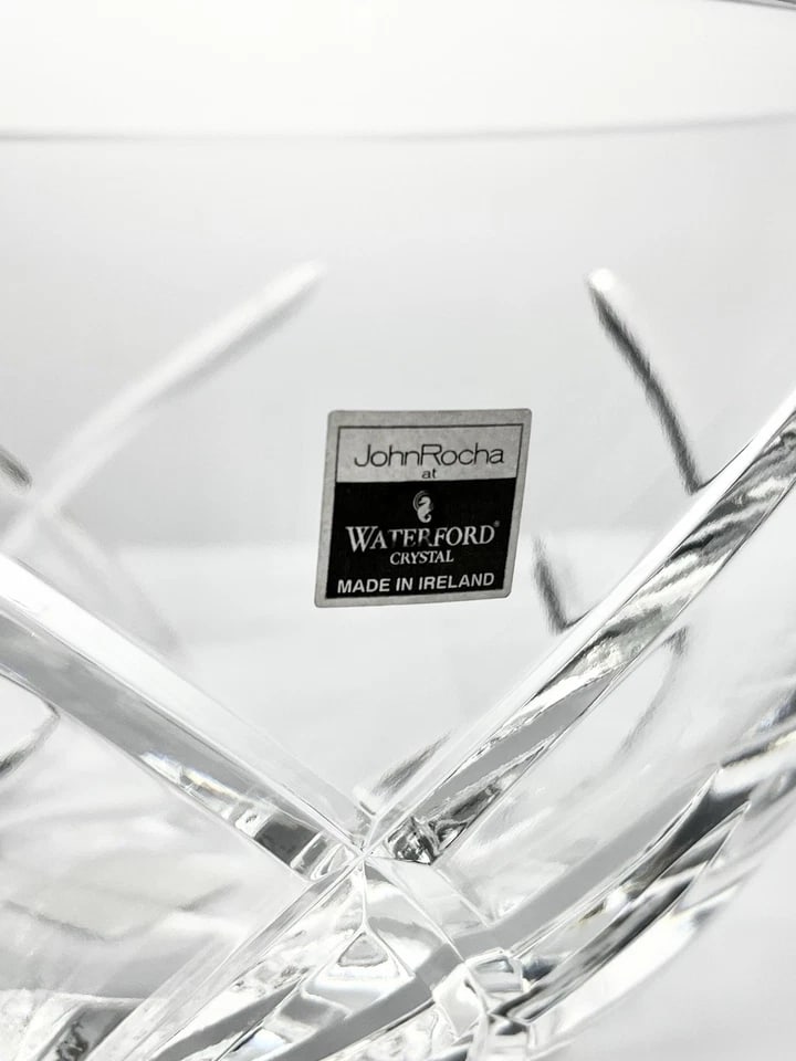 1990s Waterford & John Rocha Signature Crystal Round Bowl - 3