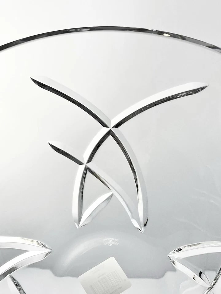 1990s Waterford & John Rocha Signature Crystal Round Bowl - 5
