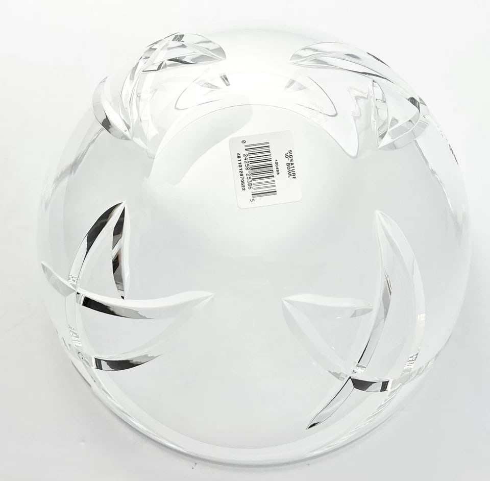 1990s Waterford & John Rocha Signature Crystal Round Bowl - 6