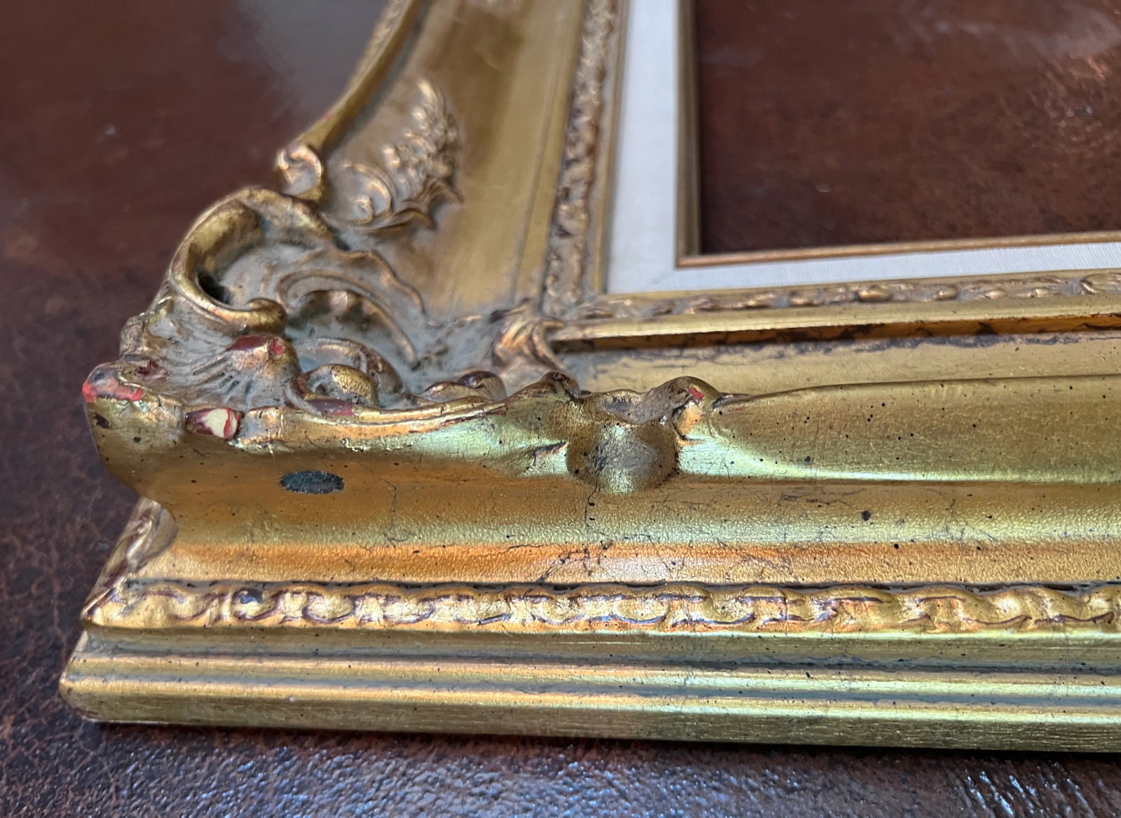 Vintage French Provincial Style Gold Gilt Frame - 10