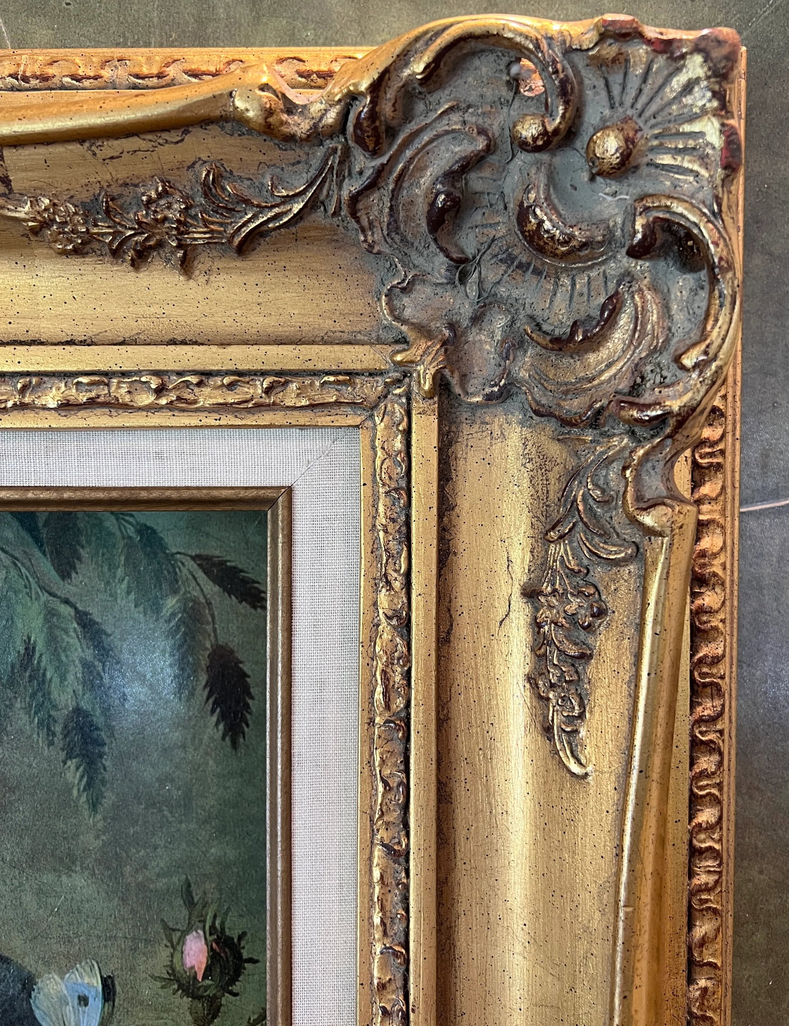 Vintage French Provincial Style Gold Gilt Frame - 4