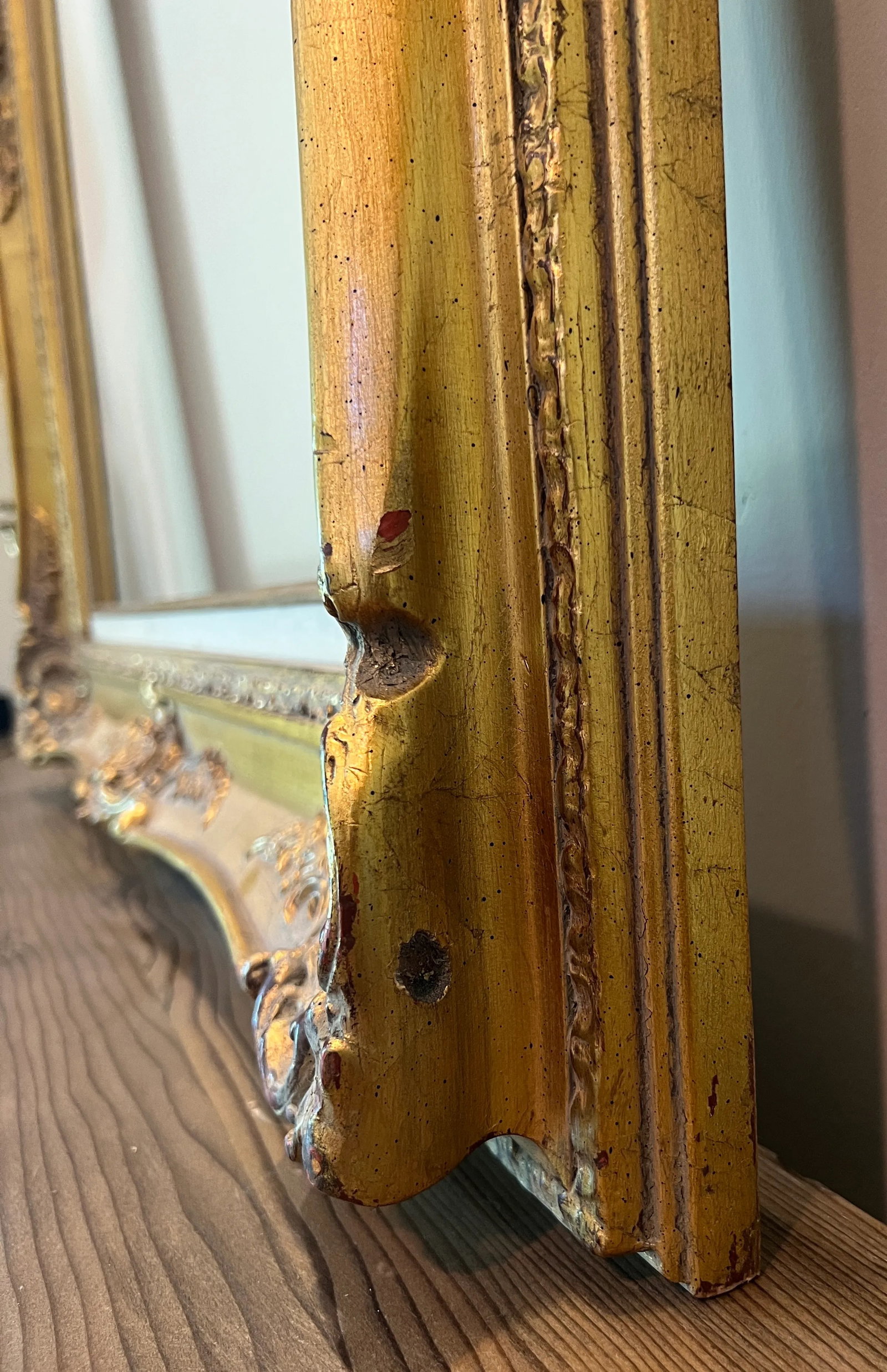 Vintage French Provincial Style Gold Gilt Frame - 5
