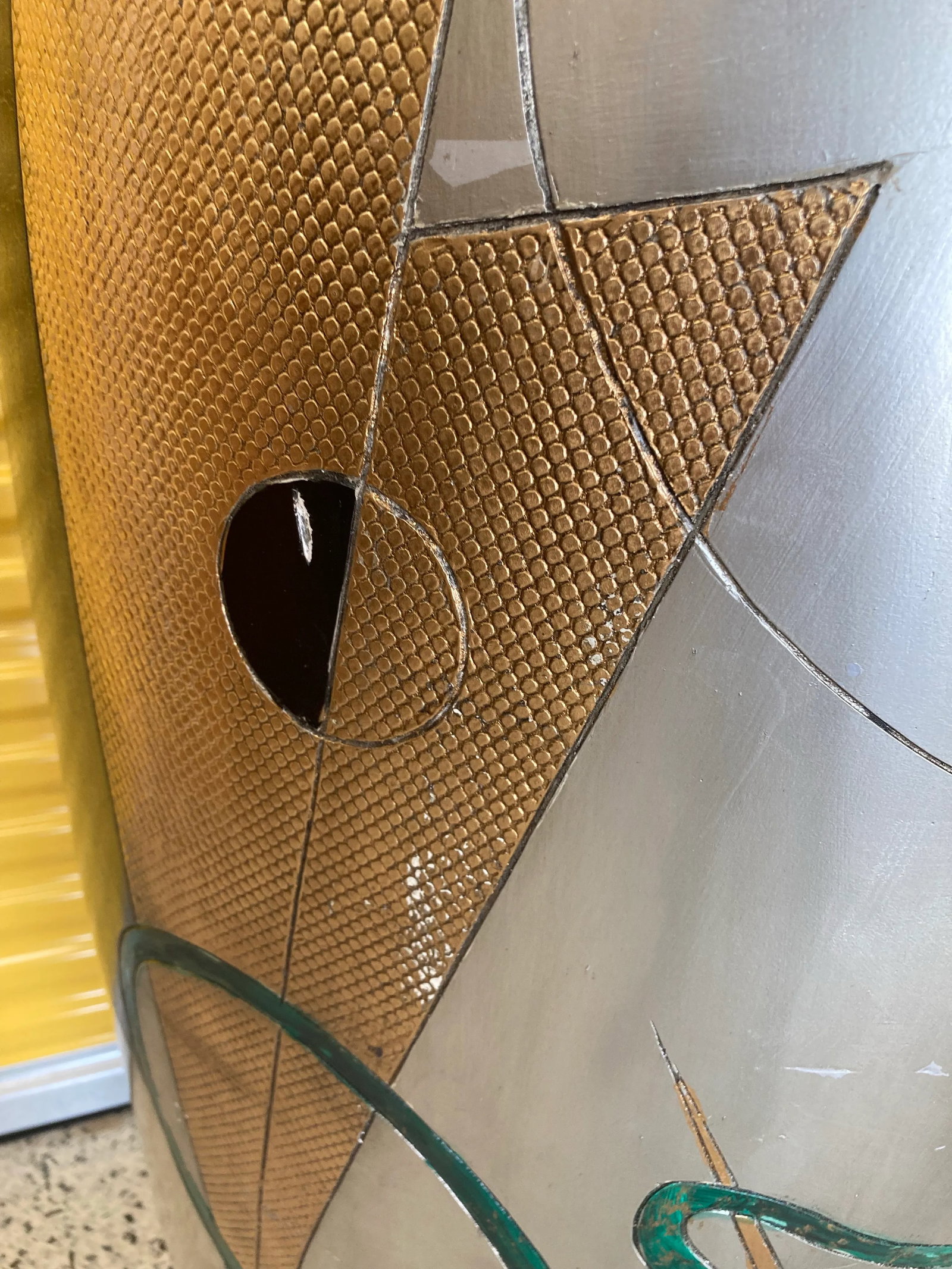 Late 20th Century Oversized Six Foot Tall Japanese Floor Vase in Memphis Style - 3