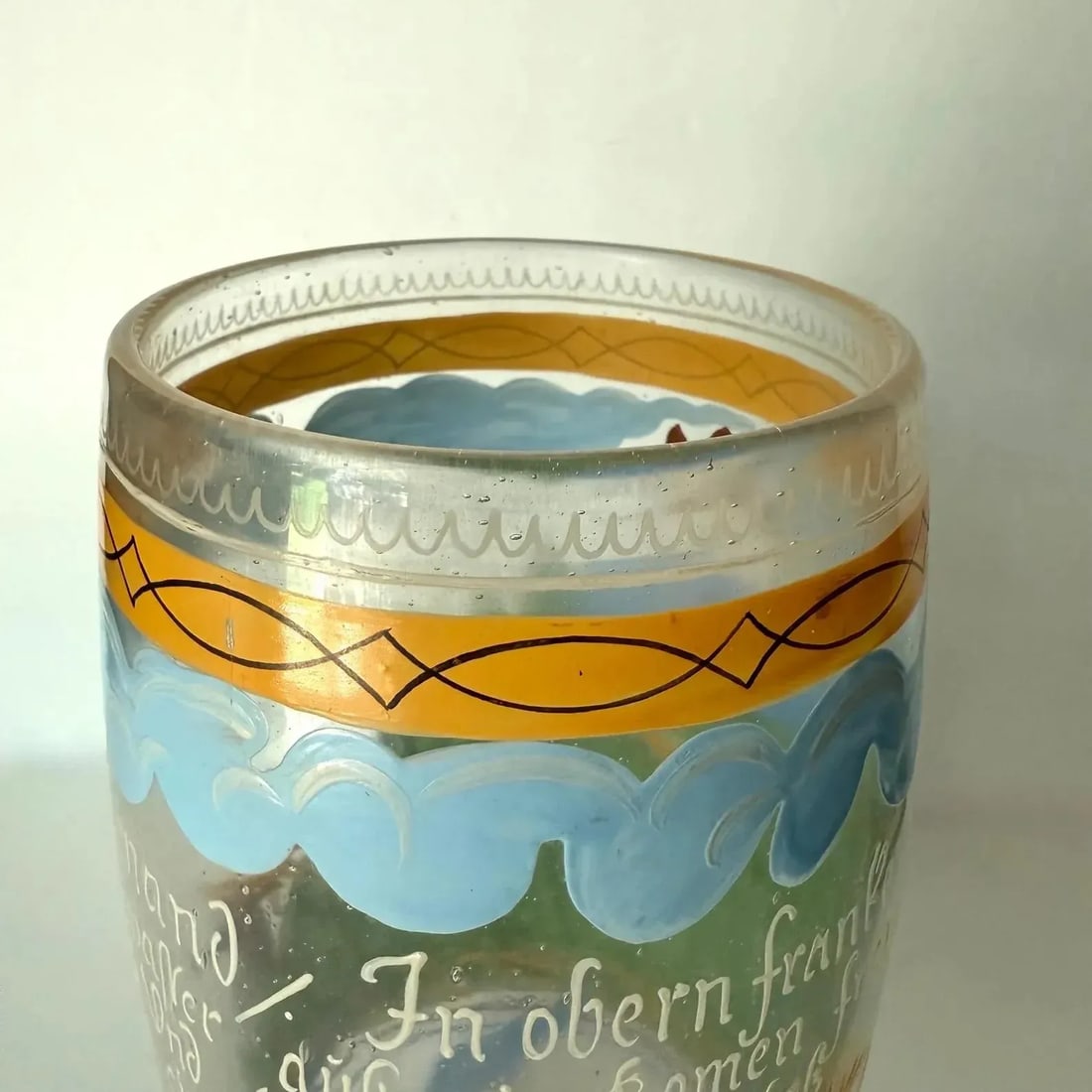 1700's German Ochsenkopfhumpen Beer Stein Vase - 10