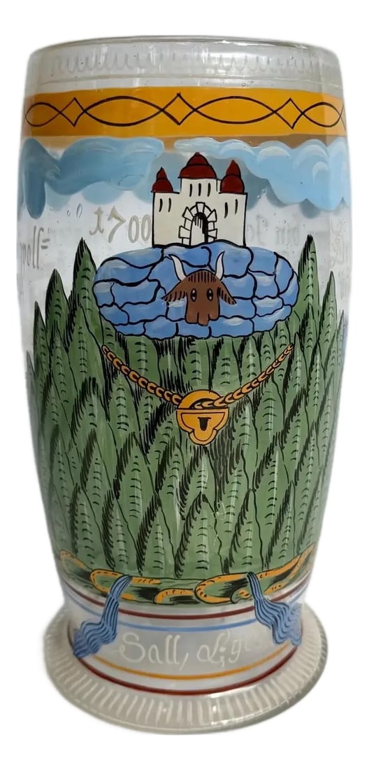 1700's German Ochsenkopfhumpen Beer Stein Vase (1 of 10)
