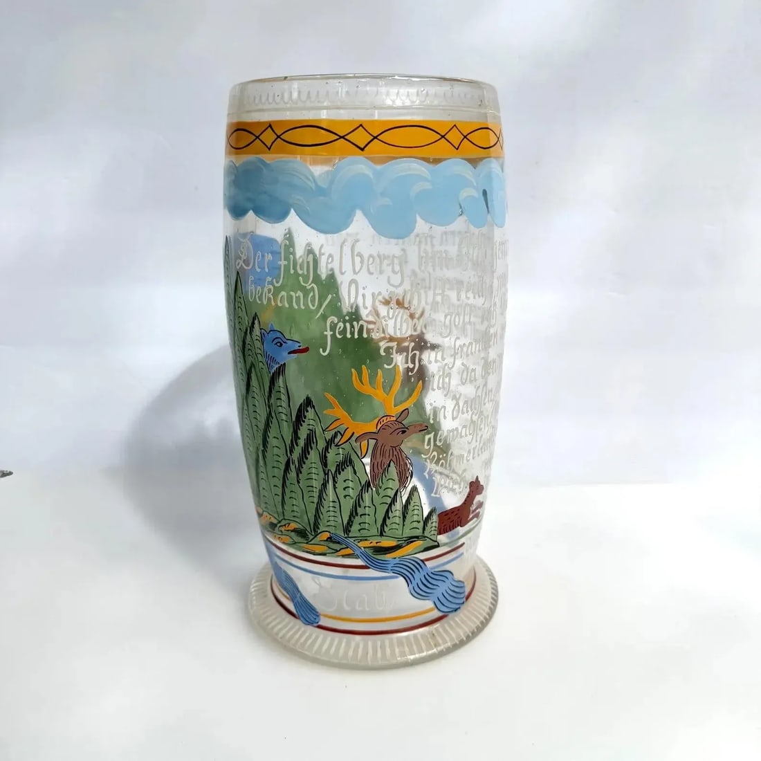 1700's German Ochsenkopfhumpen Beer Stein Vase - 5