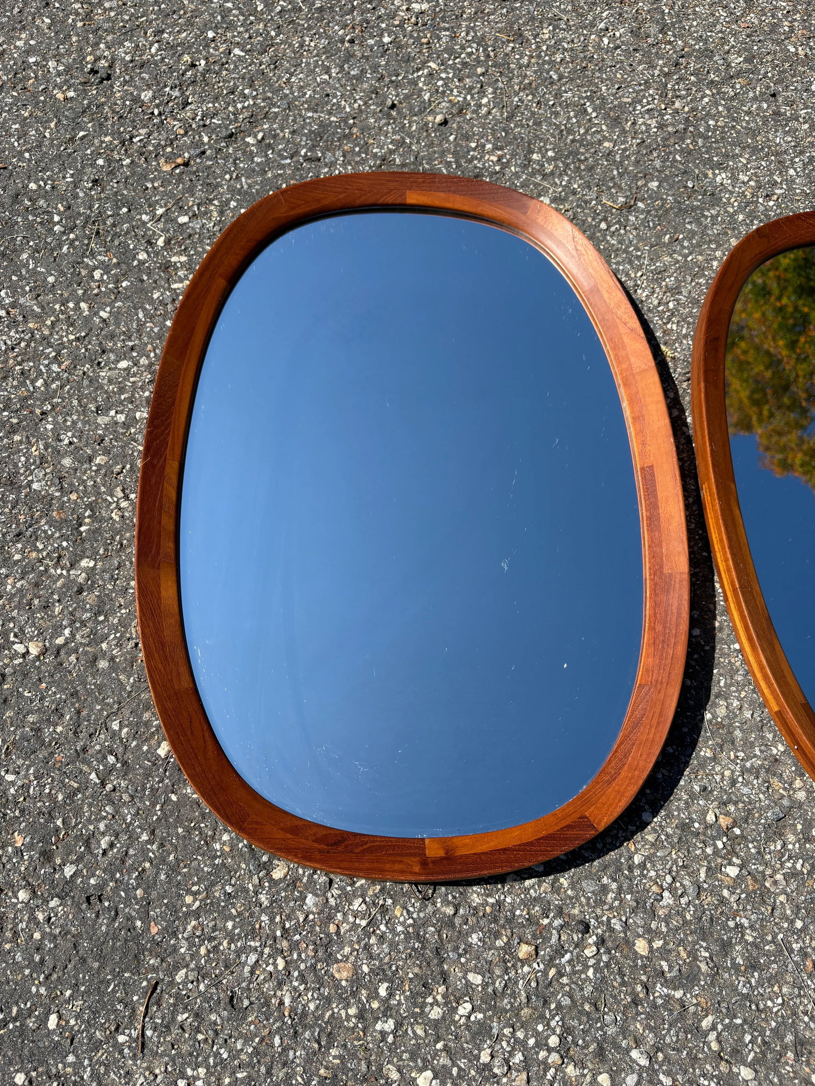 1960s Pair of Sika Mobler Teak Danish Mirrors - 2