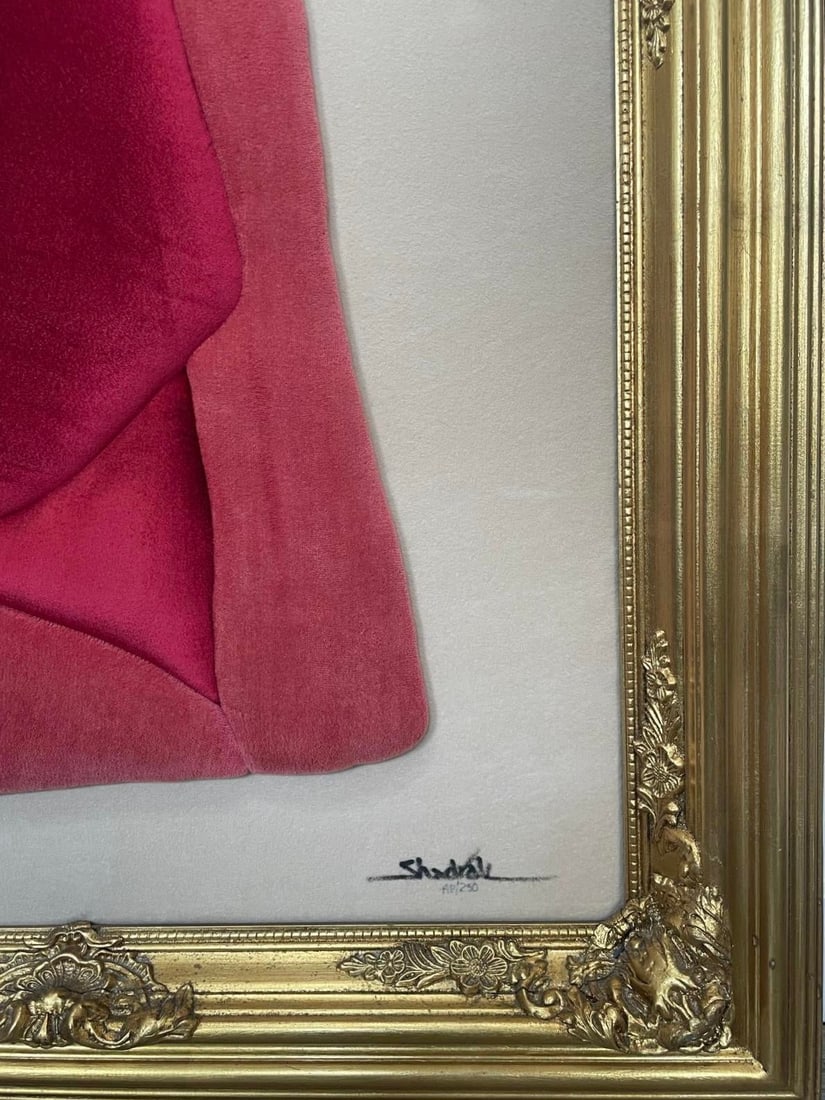 Artist's Proof 1980s Textile Wall Art by Shadrak - Oversized Framed Statement Piece - 10