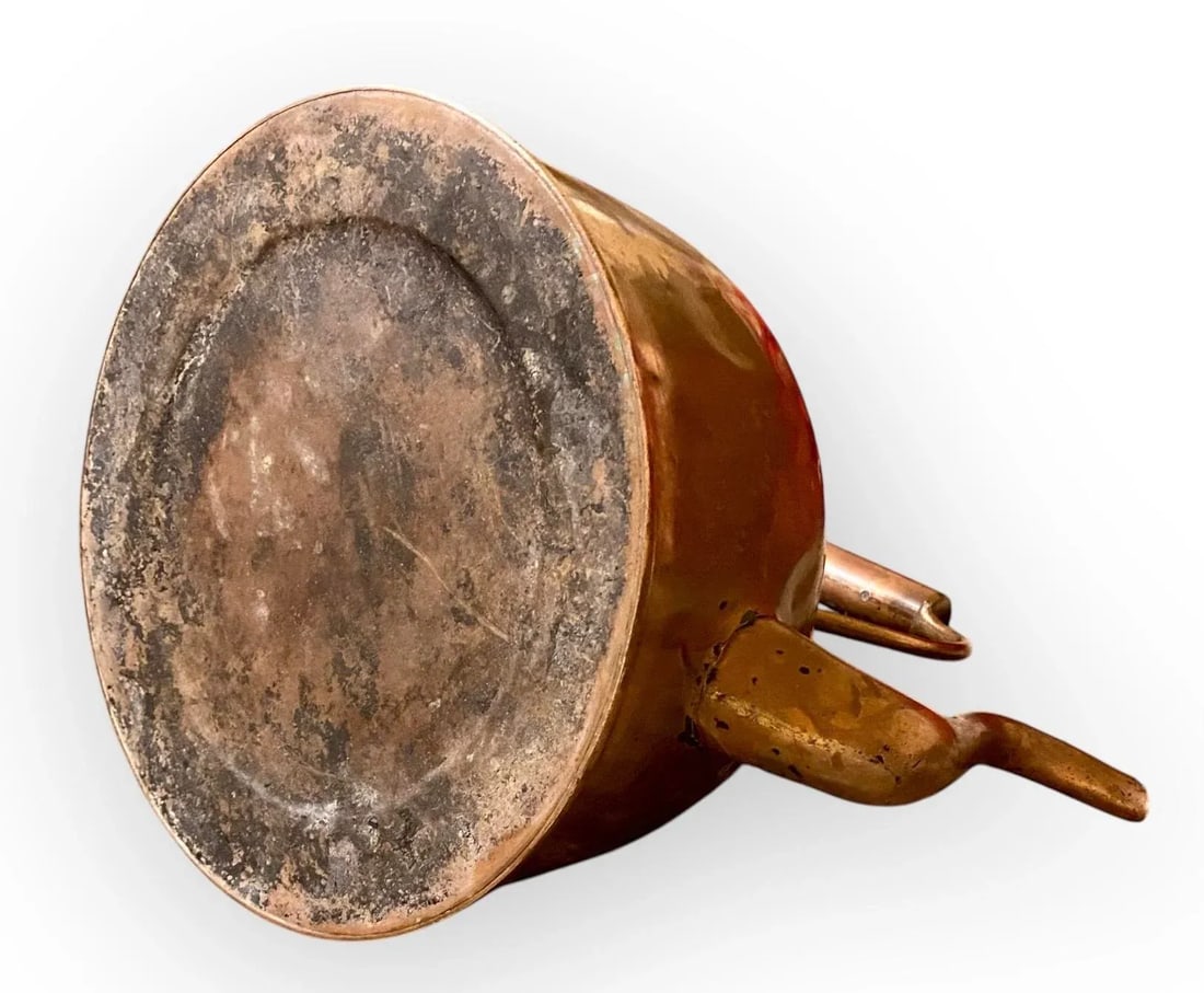 Fine Antique English Georgian Copper and Brass Water Kettle - 7