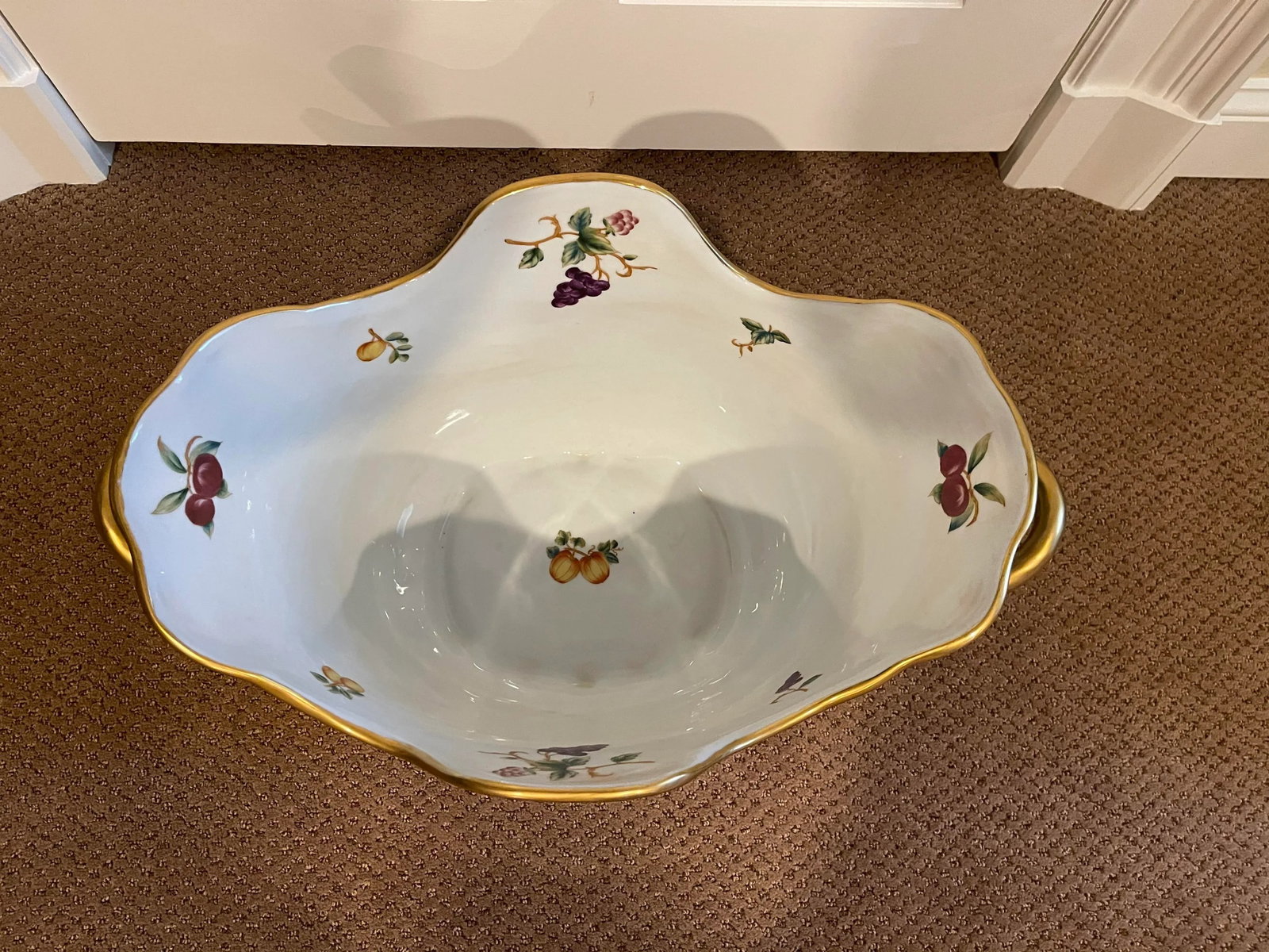 Large Fruit Motif Decorative Bowl - 3