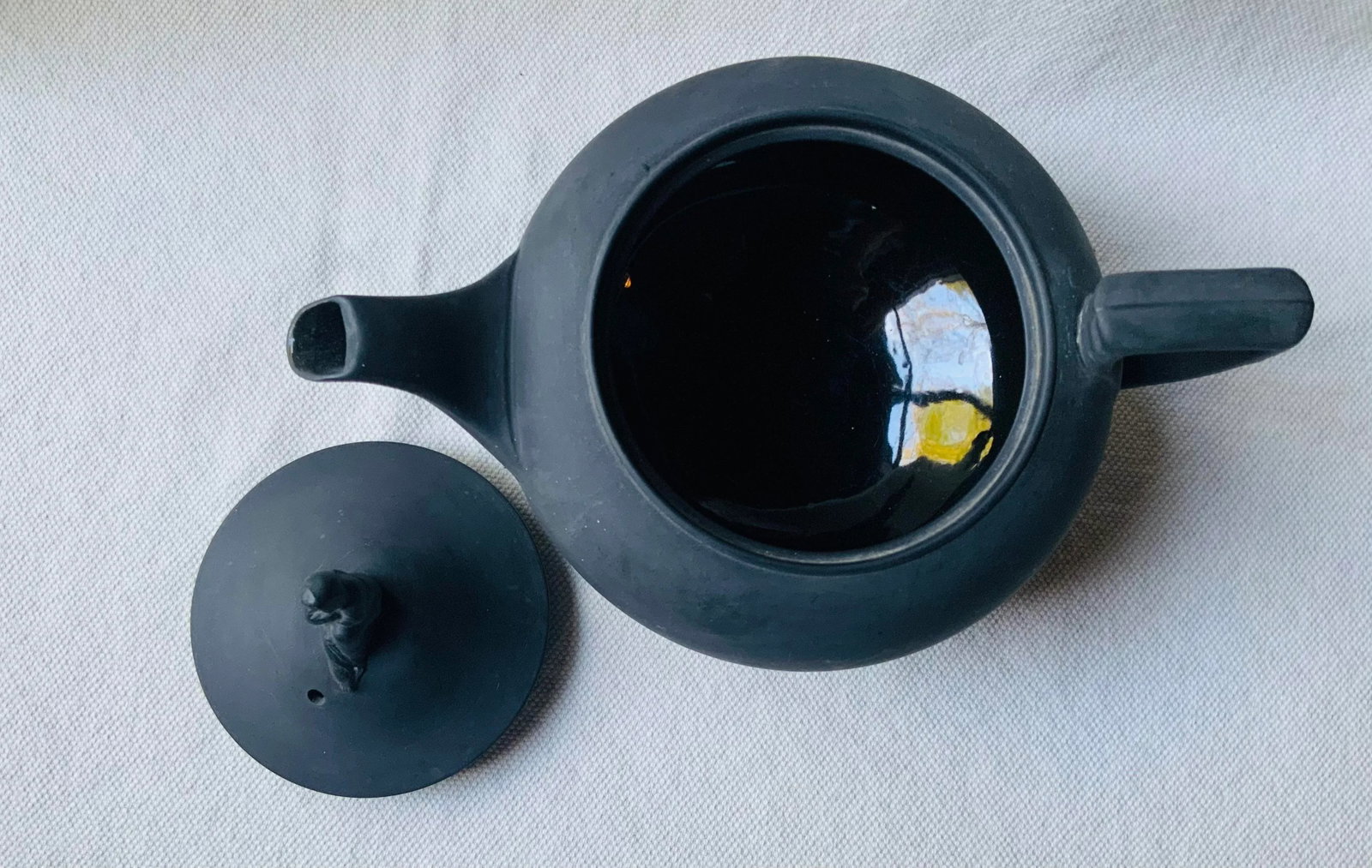 Antique Wedgwood Black Basalt Sybil Teapot,19th C. - 13