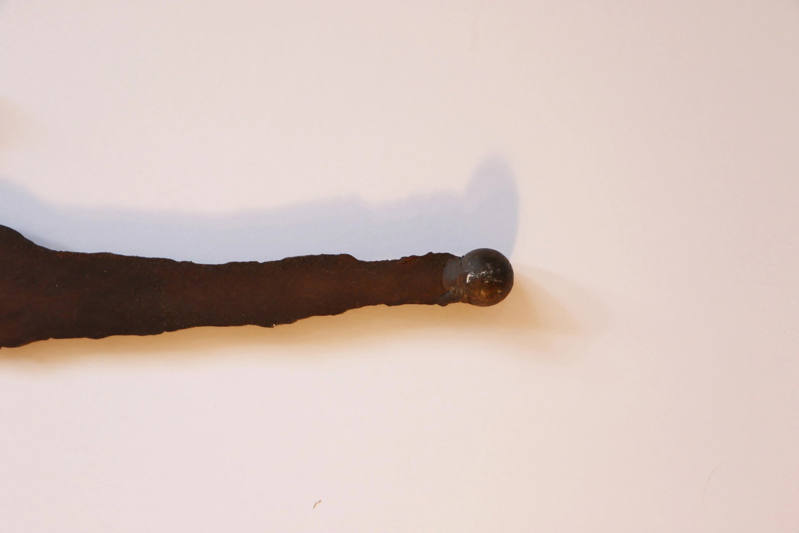 Vintage Artisan-Forged Iron Wall Sconce - Brutalist Southwest Gothic Style - 11