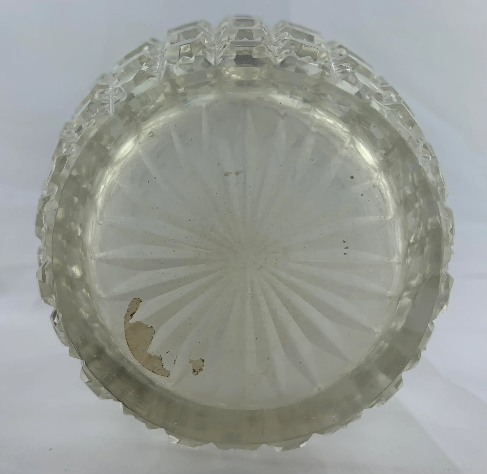 1960s Vintage Cut Crystal and Silverplate Decanter - 4