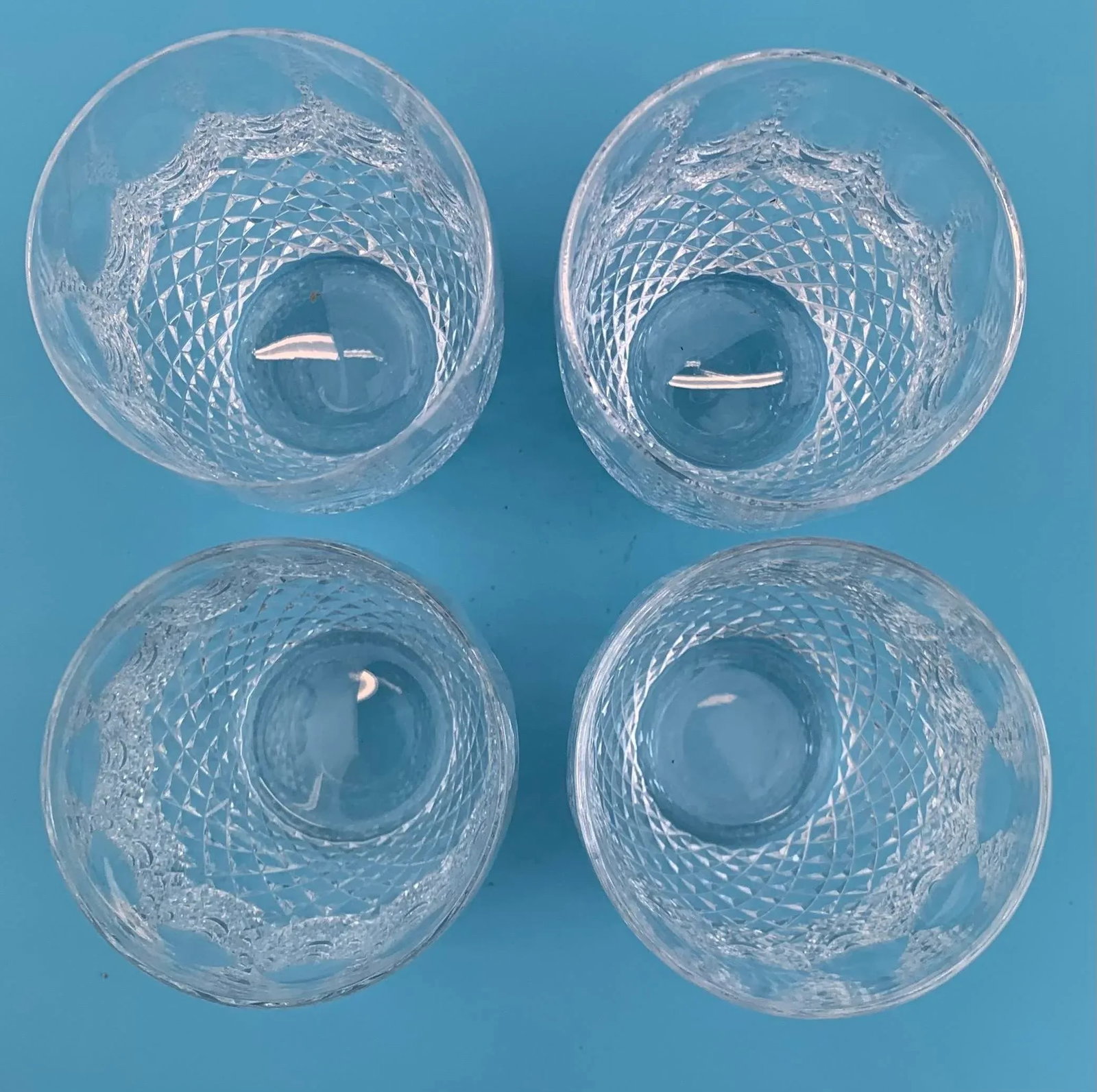 Mid 20th Century Waterford Crystal Old Fashion Tumbler: Set of 4 - 2