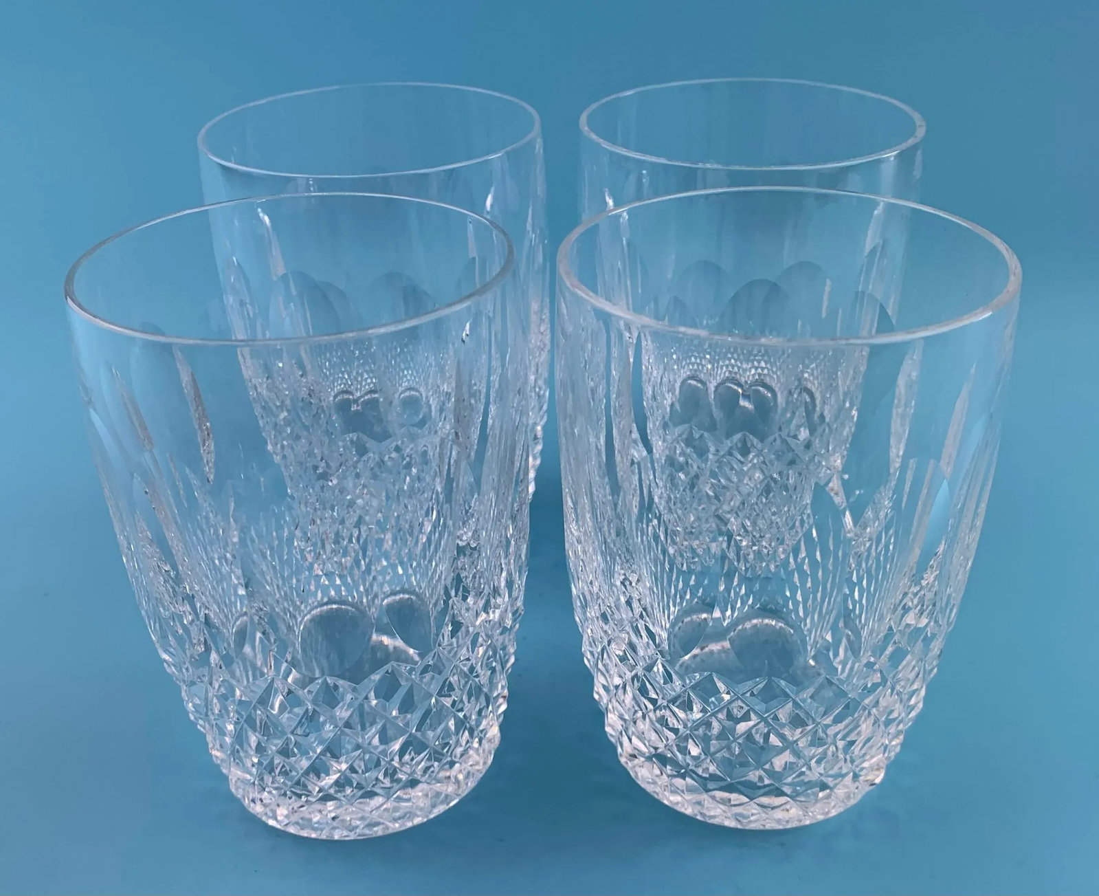 Mid 20th Century Waterford Crystal Old Fashion Tumbler: Set of 4 - 3