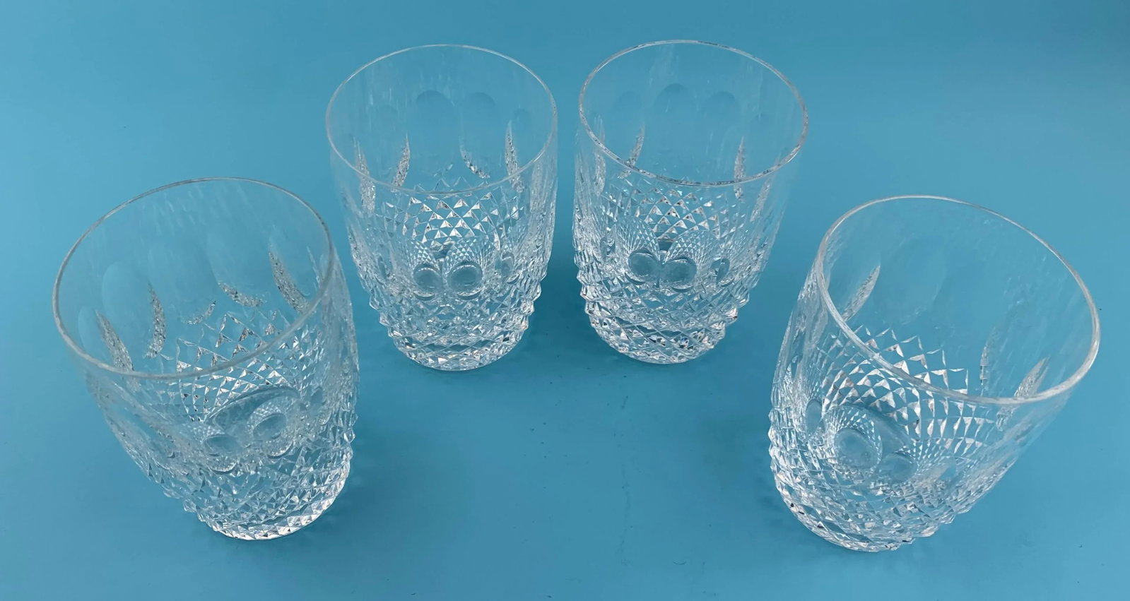 Mid 20th Century Waterford Crystal Old Fashion Tumbler: Set of 4 - 5