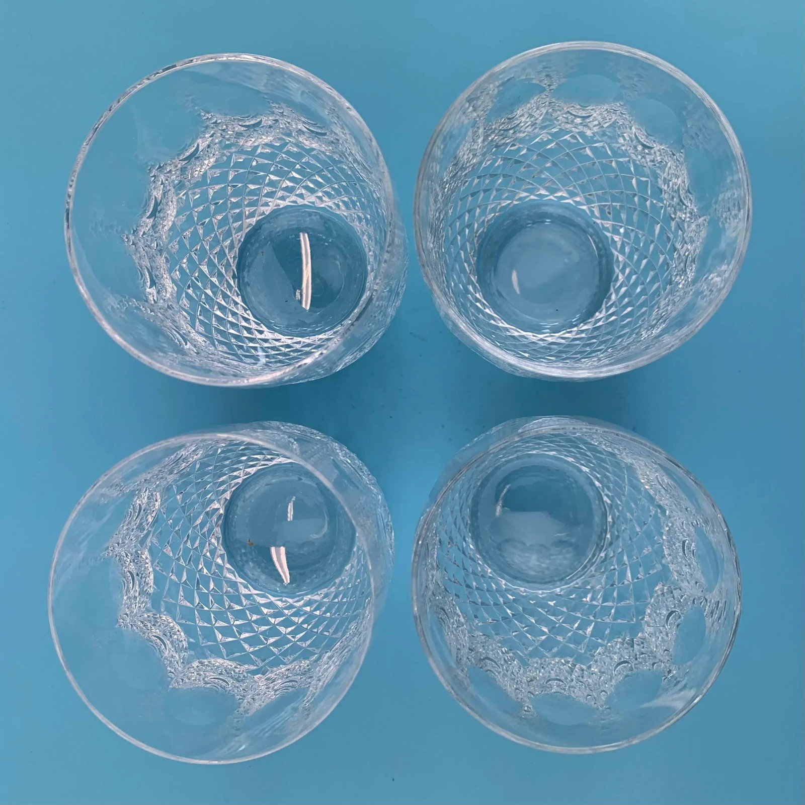 Mid 20th Century Waterford Crystal Old Fashion Tumbler: Set of 4 - 6