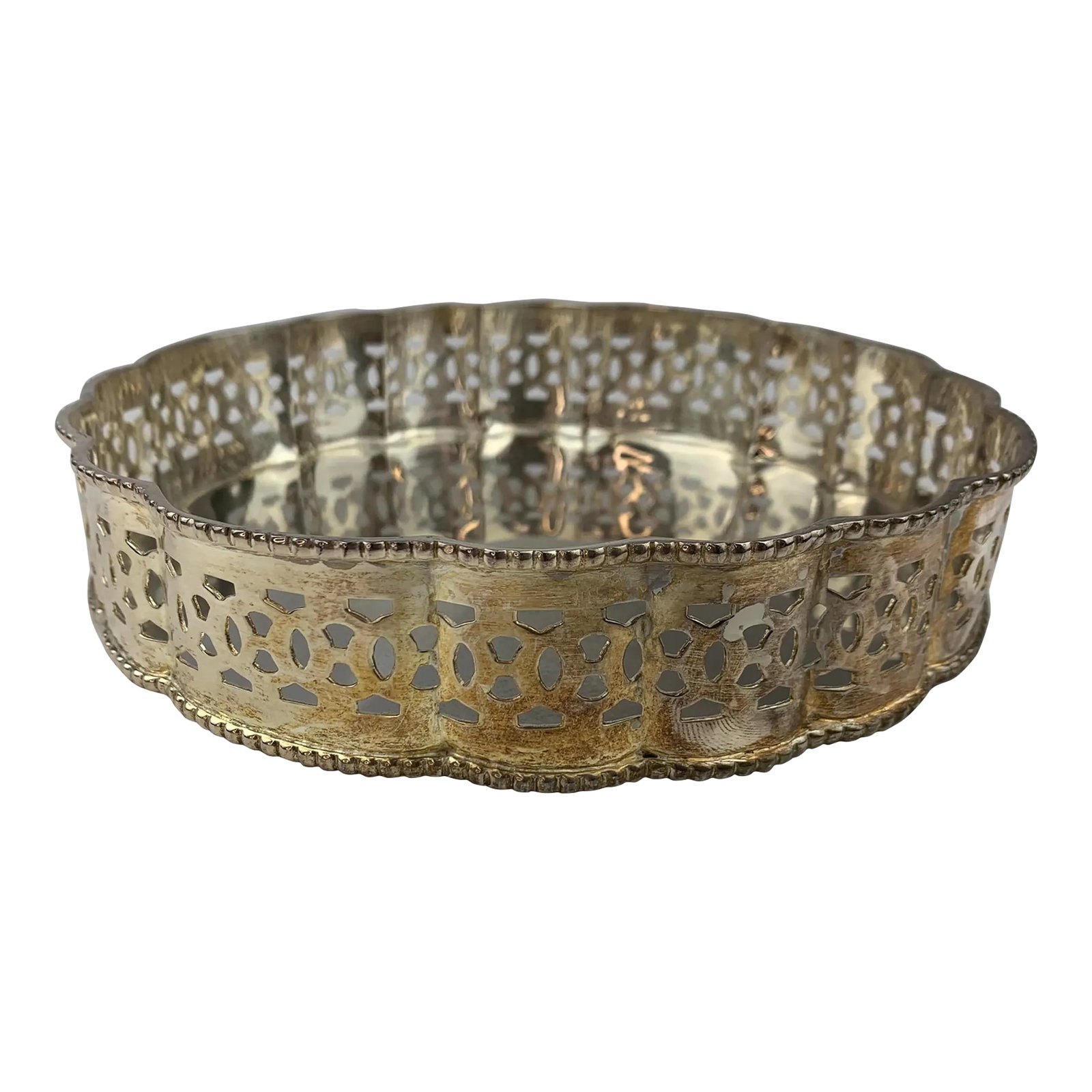 1960s Silverplate Circular Serving Bowl (1 of 5)