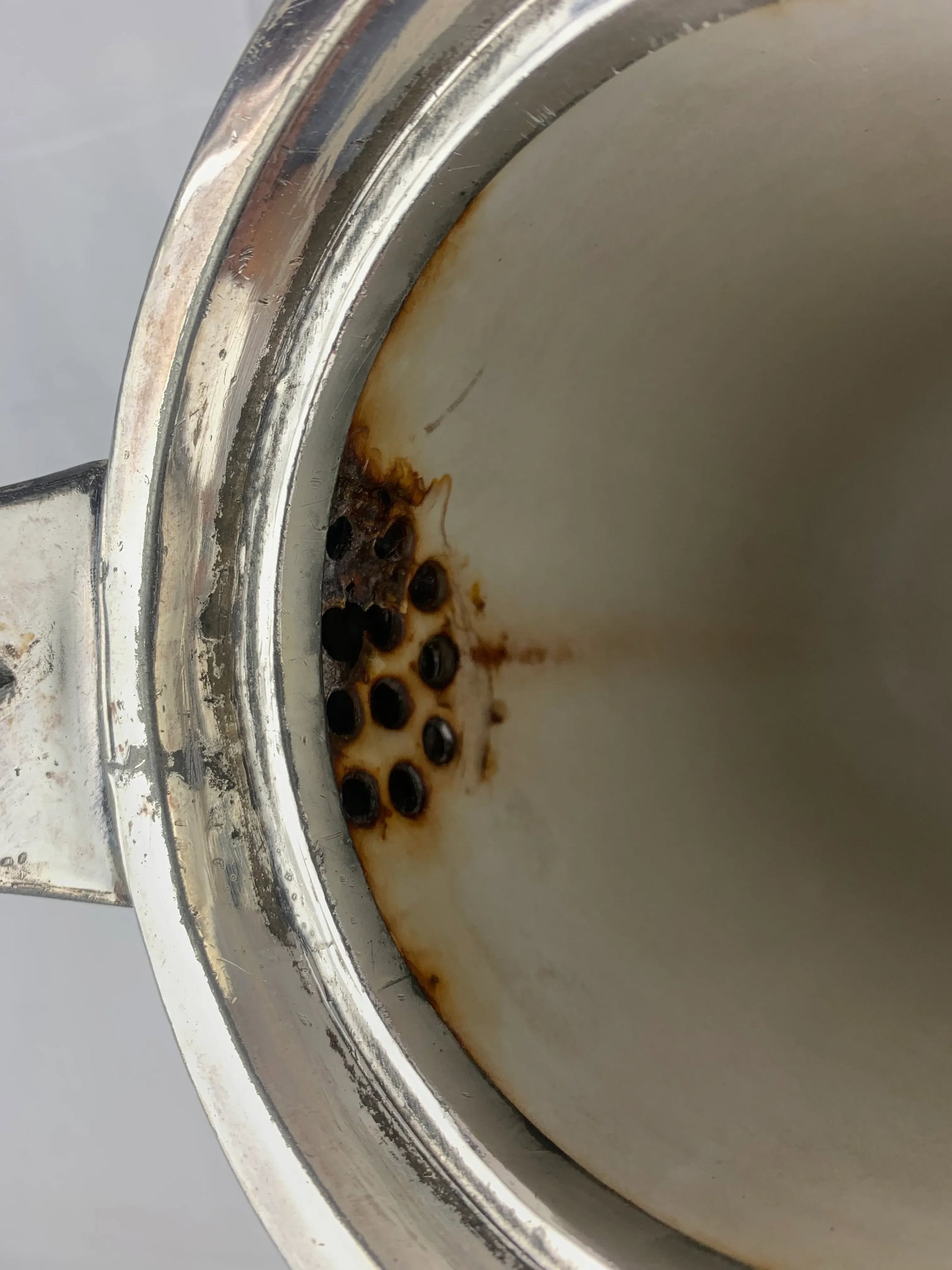 Antique Silver Plated Antique Coffee Carafe by Meriden Silver - 12