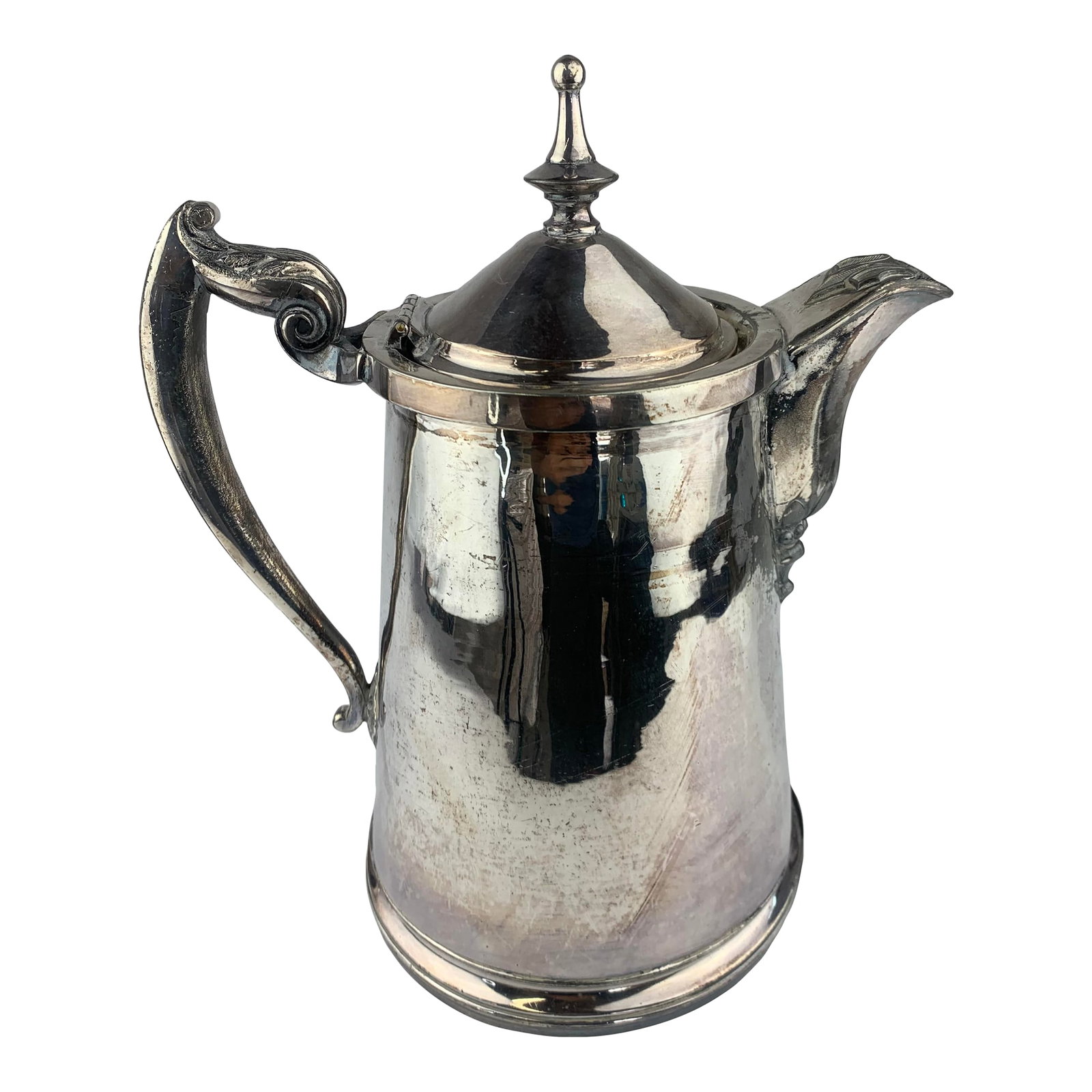 Antique Silver Plated Antique Coffee Carafe by Meriden Silver (1 of 13)