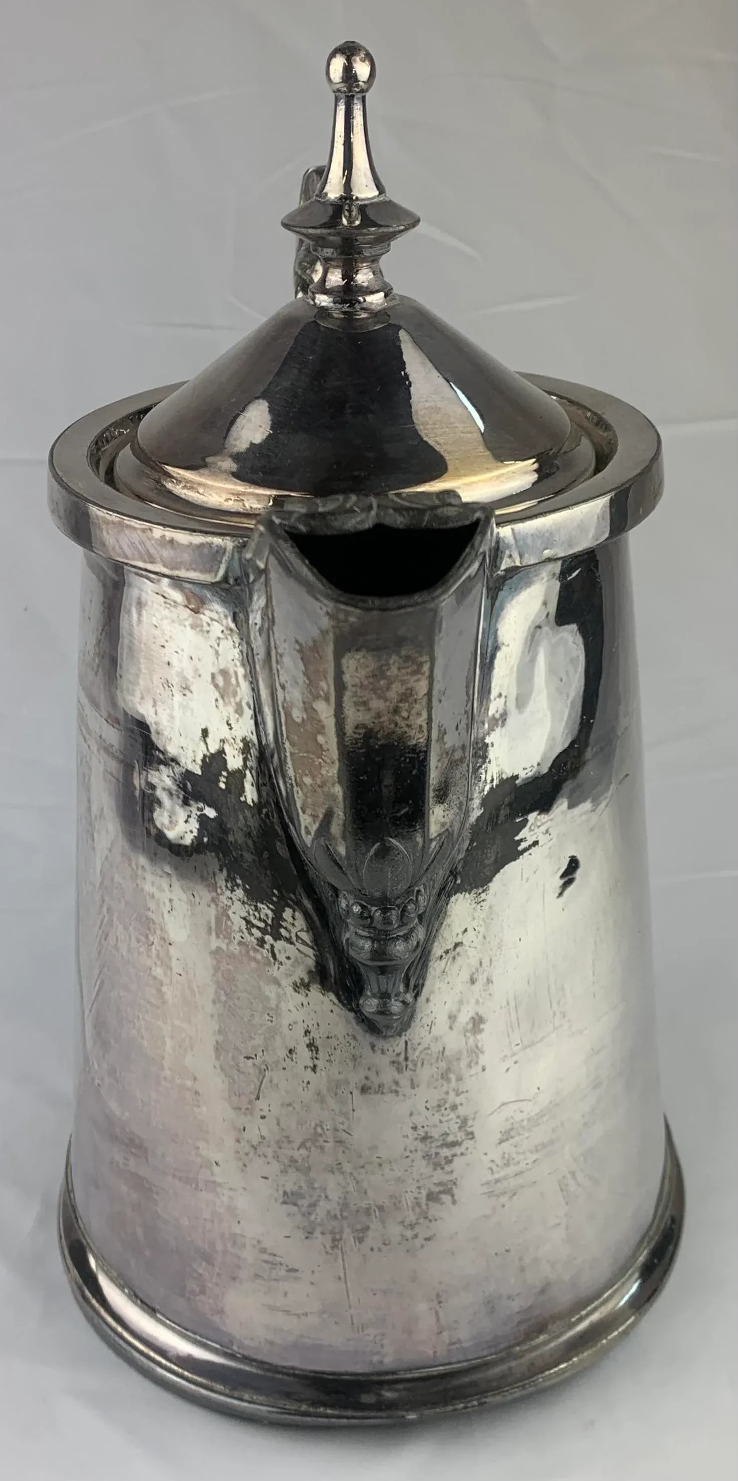 Antique Silver Plated Antique Coffee Carafe by Meriden Silver - 4